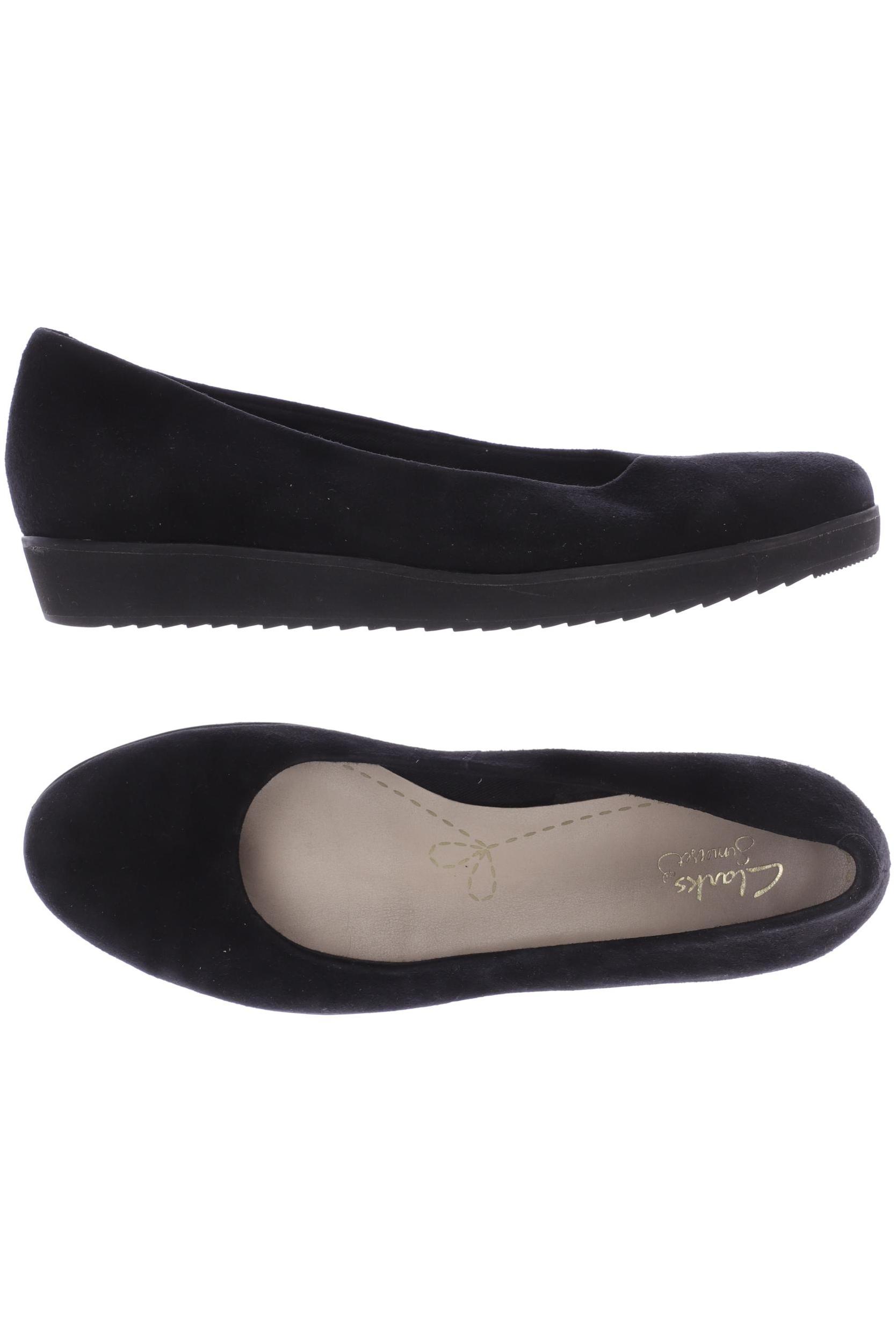

Clarks Damen Ballerinas, schwarz, Gr. 5