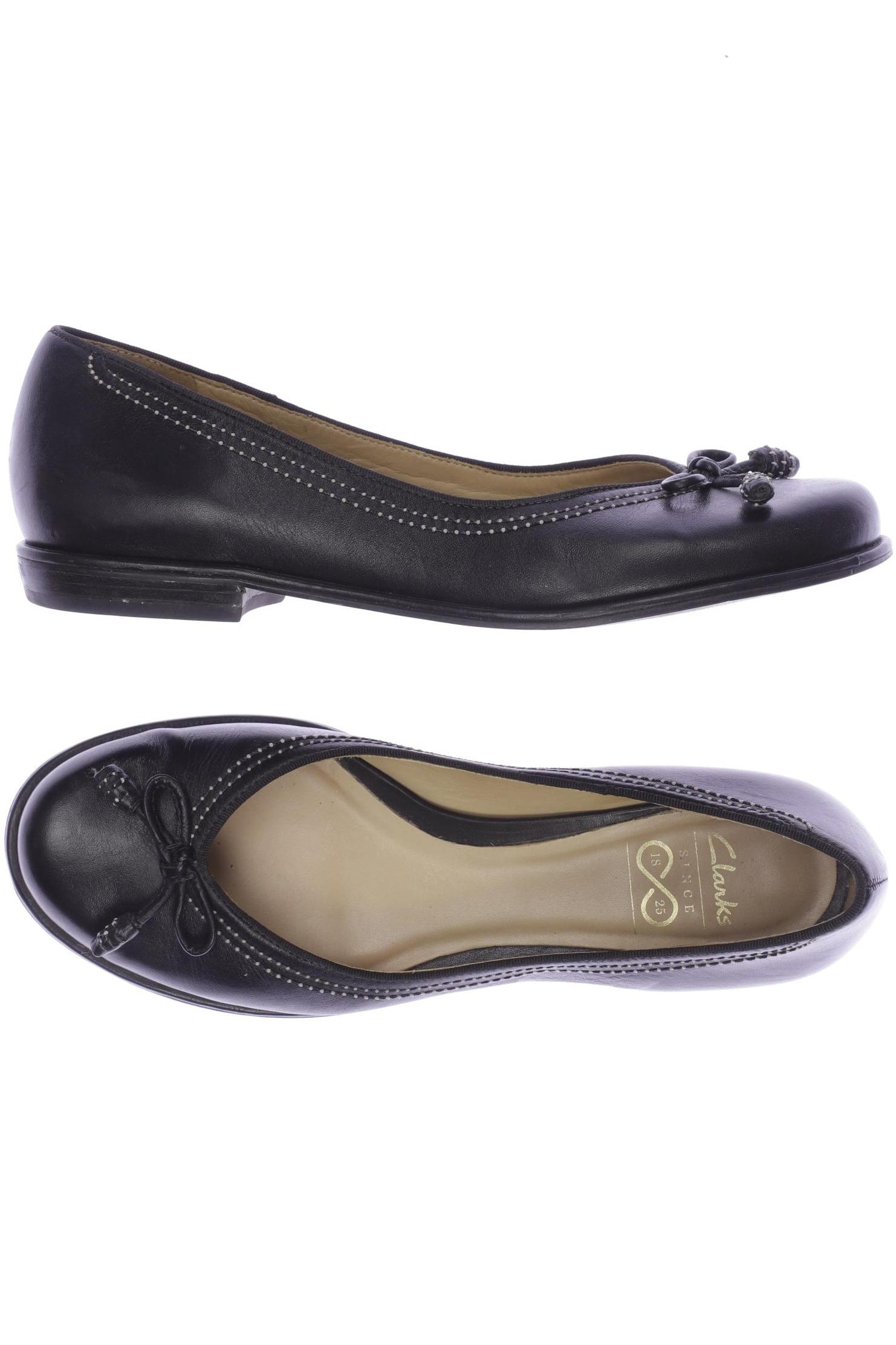 

Clarks Damen Ballerinas, schwarz, Gr. 5.5