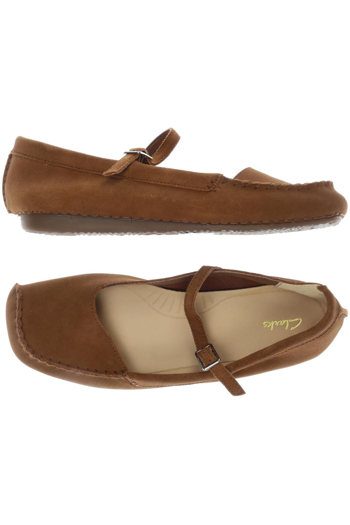 

Clarks Damen Ballerinas, braun, Gr. 38