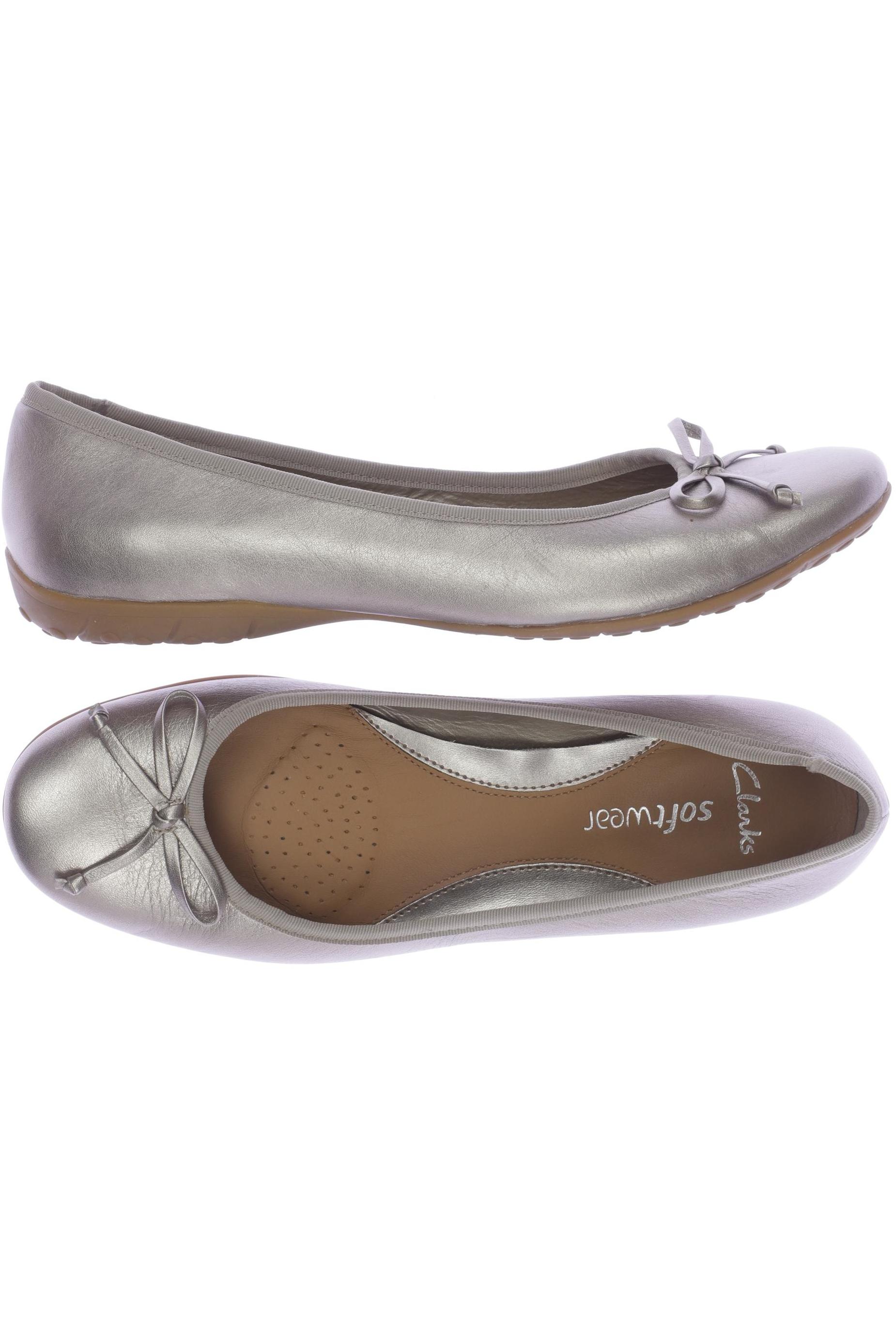 

Clarks Damen Ballerinas, beige, Gr. 7.5