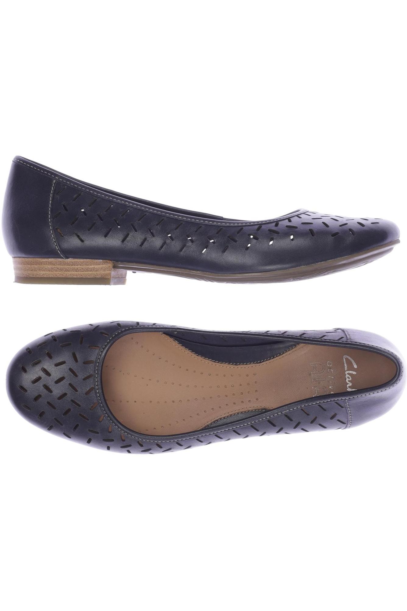 

Clarks Damen Ballerinas, marineblau, Gr. 6.5