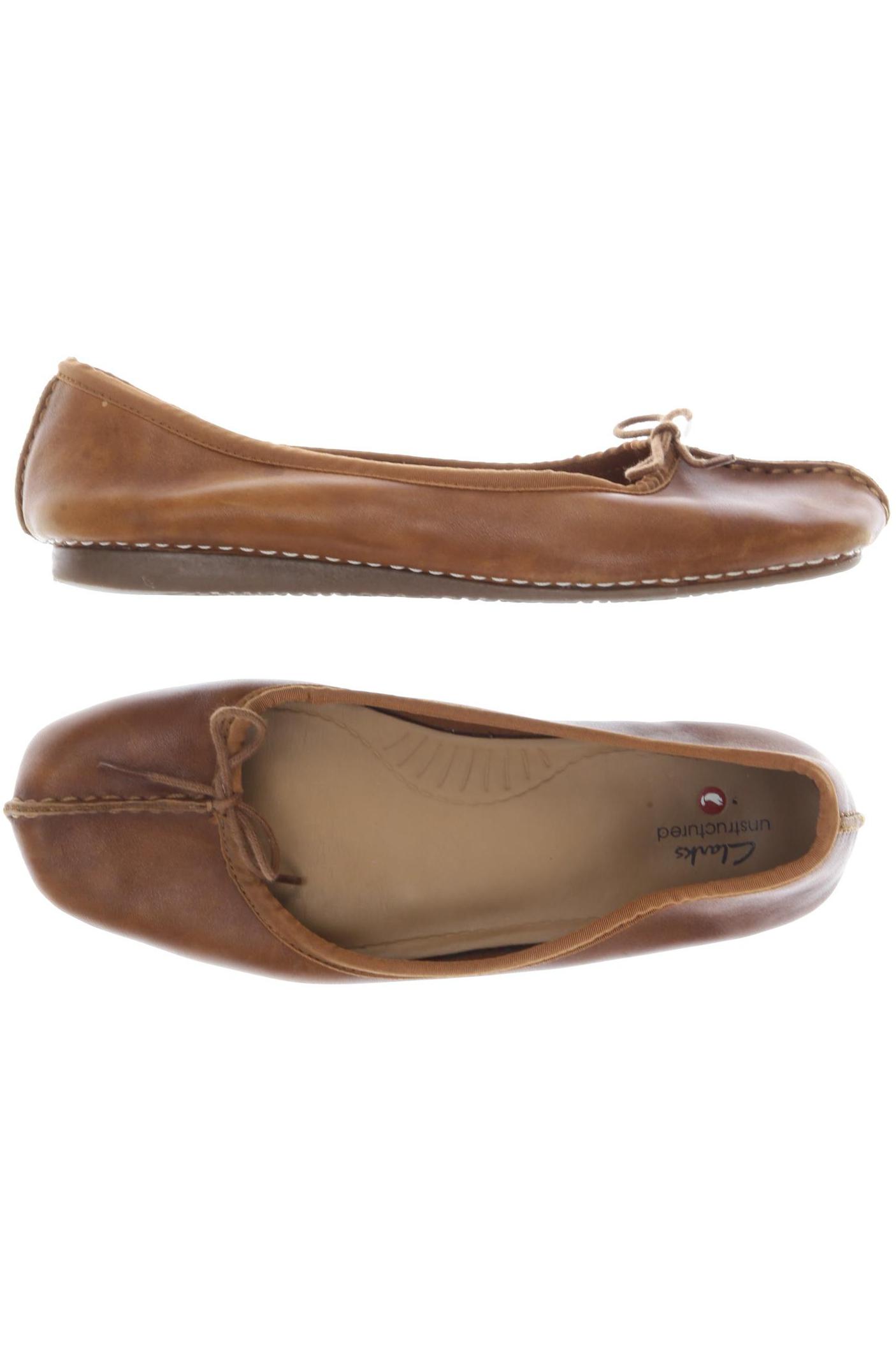 

Clarks Damen Ballerinas, braun, Gr. 39