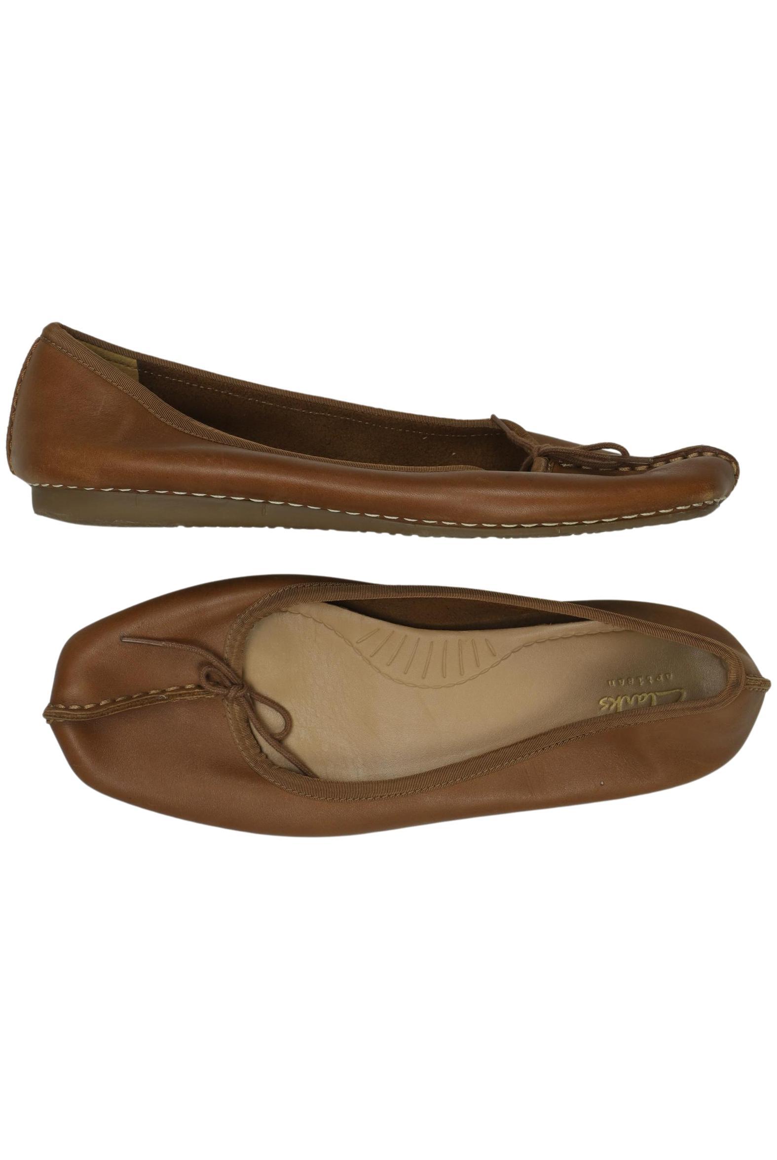 

Clarks Damen Ballerinas, braun, Gr. 40