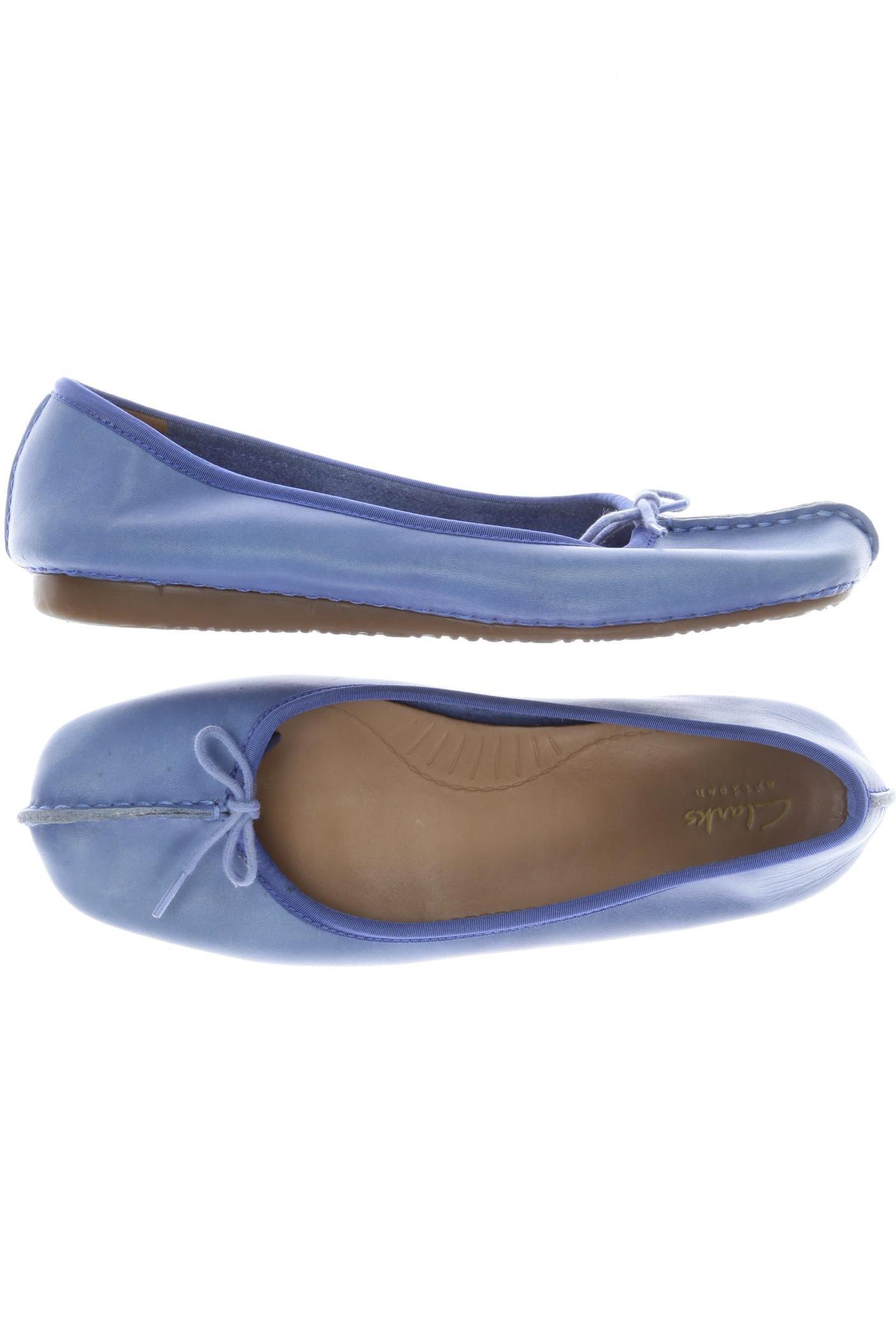 

Clarks Damen Ballerinas, blau, Gr. 39.5