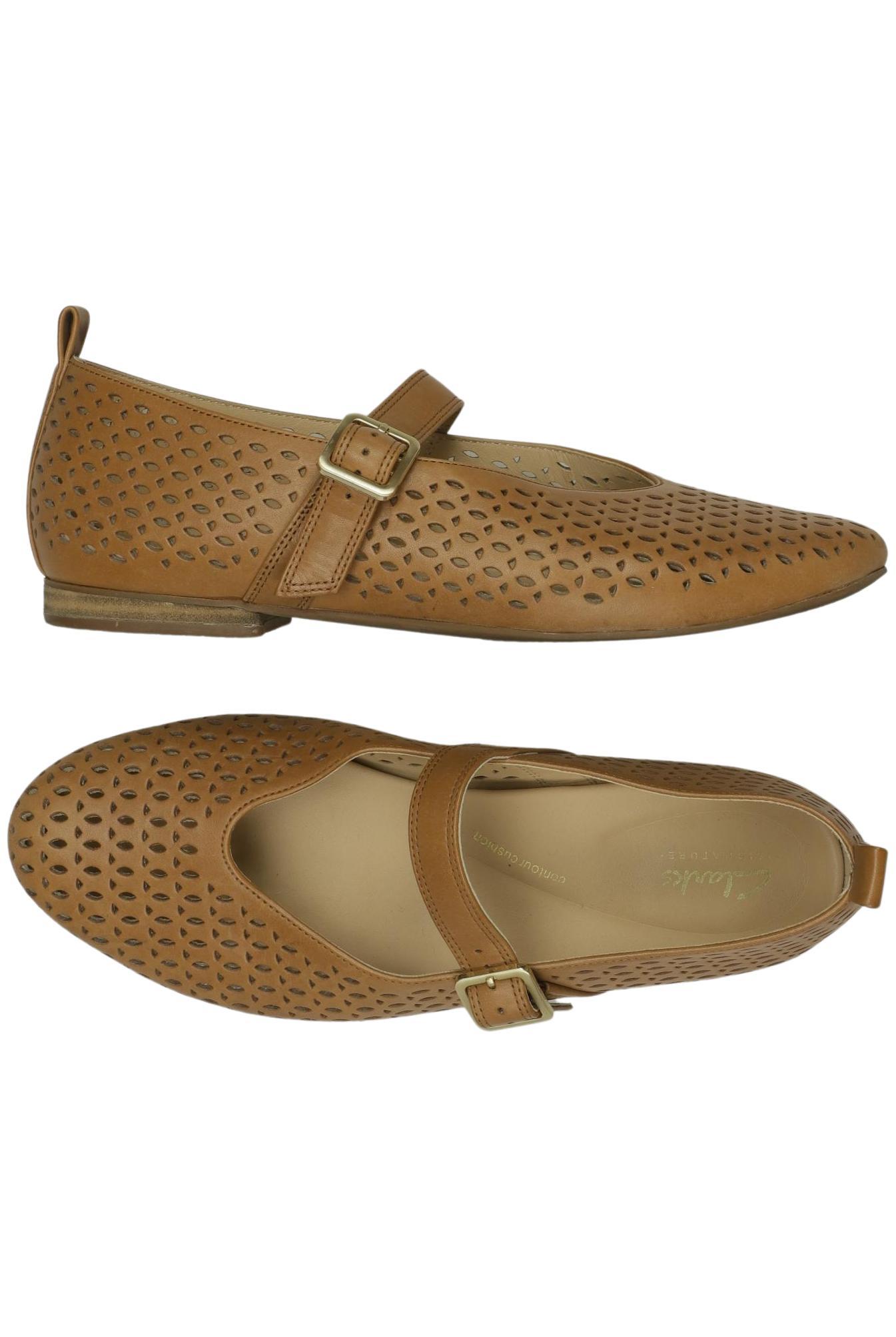

Clarks Damen Ballerinas, braun, Gr. 40