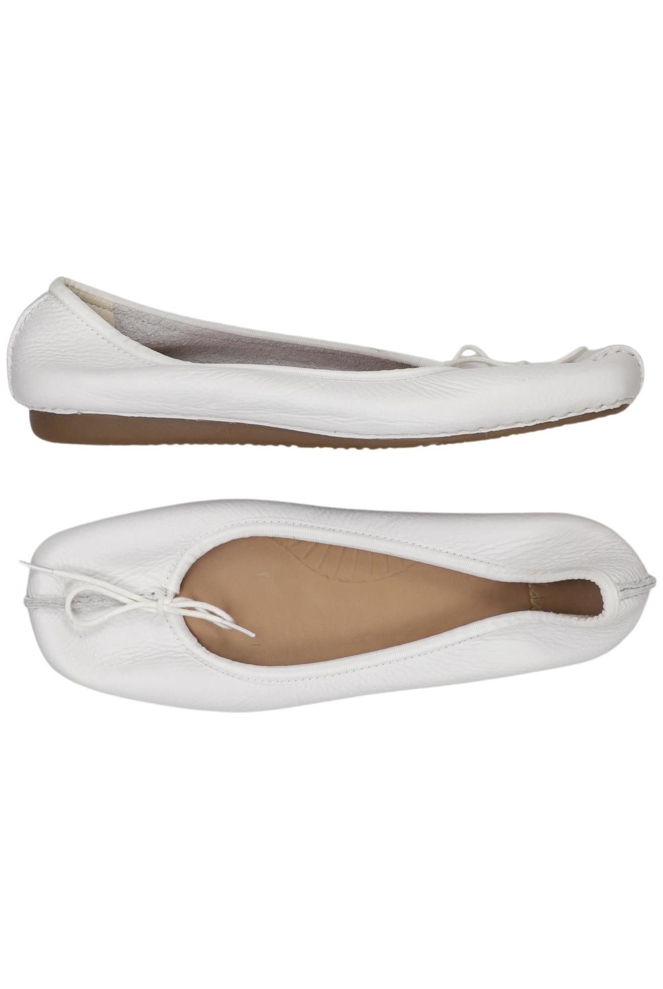 

Clarks Damen Ballerinas, weiß, Gr. 7