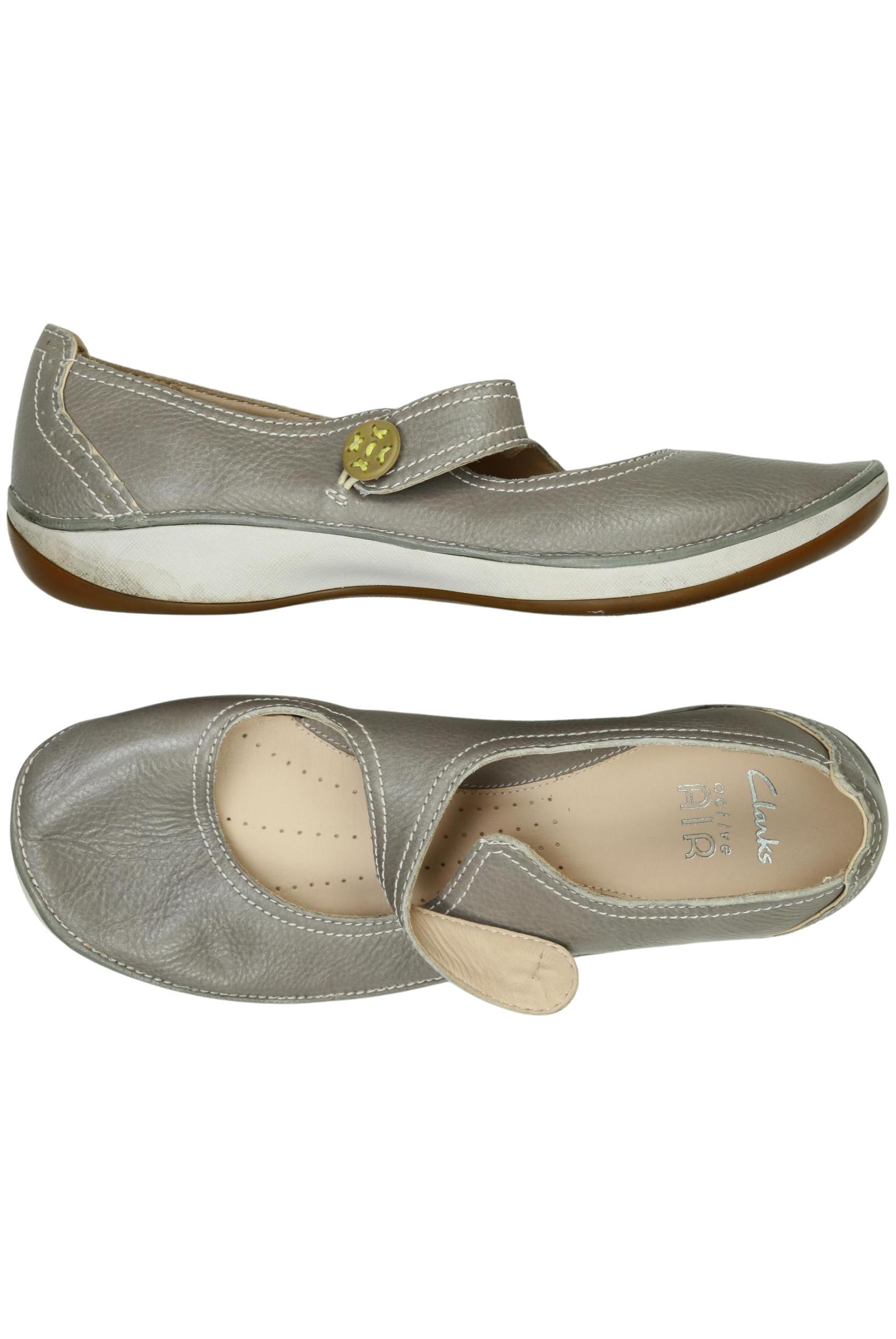 Thumbnail - Clarks Damen Ballerinas, grau, Gr. 7.5