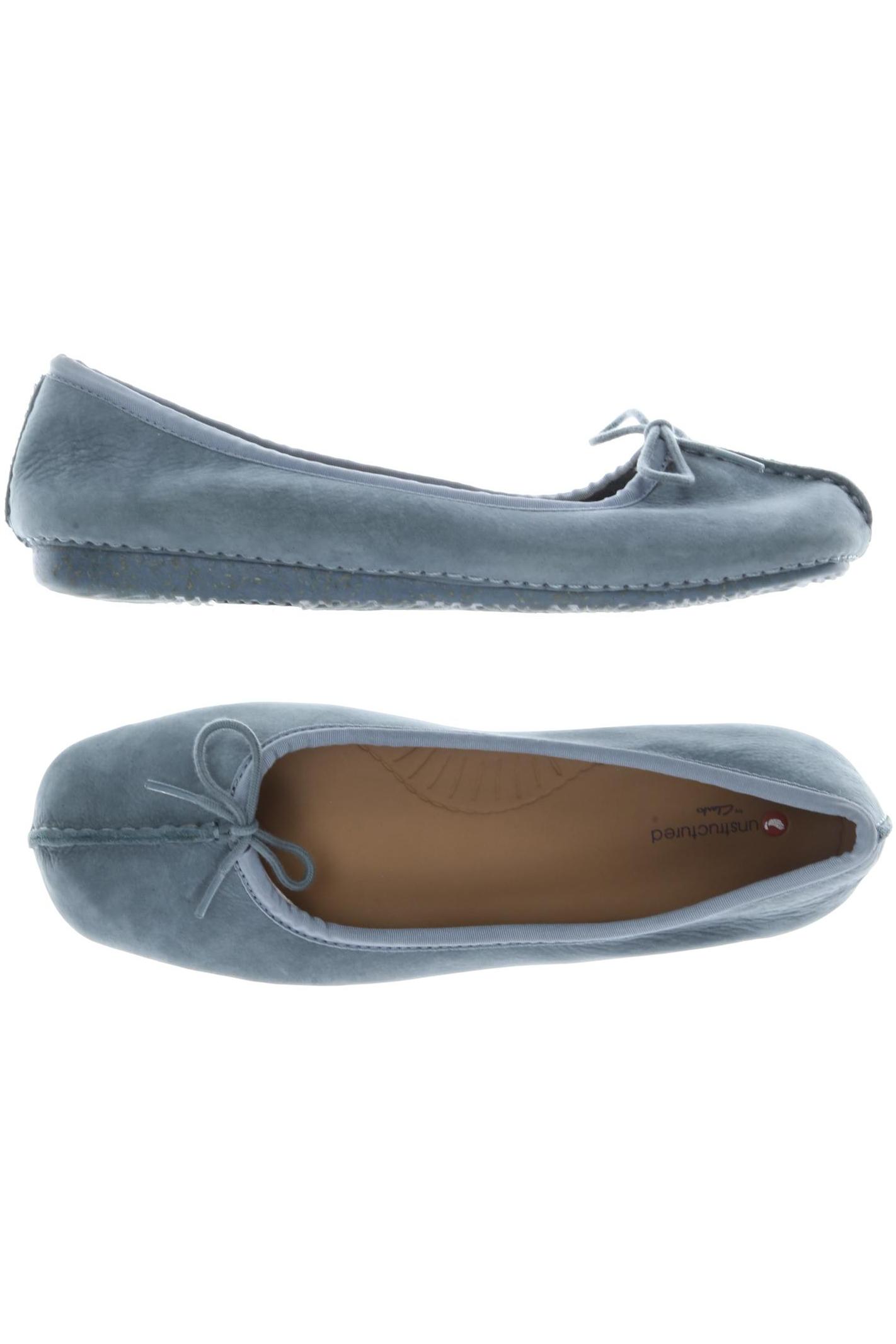 

Clarks Damen Ballerinas, blau, Gr. 5