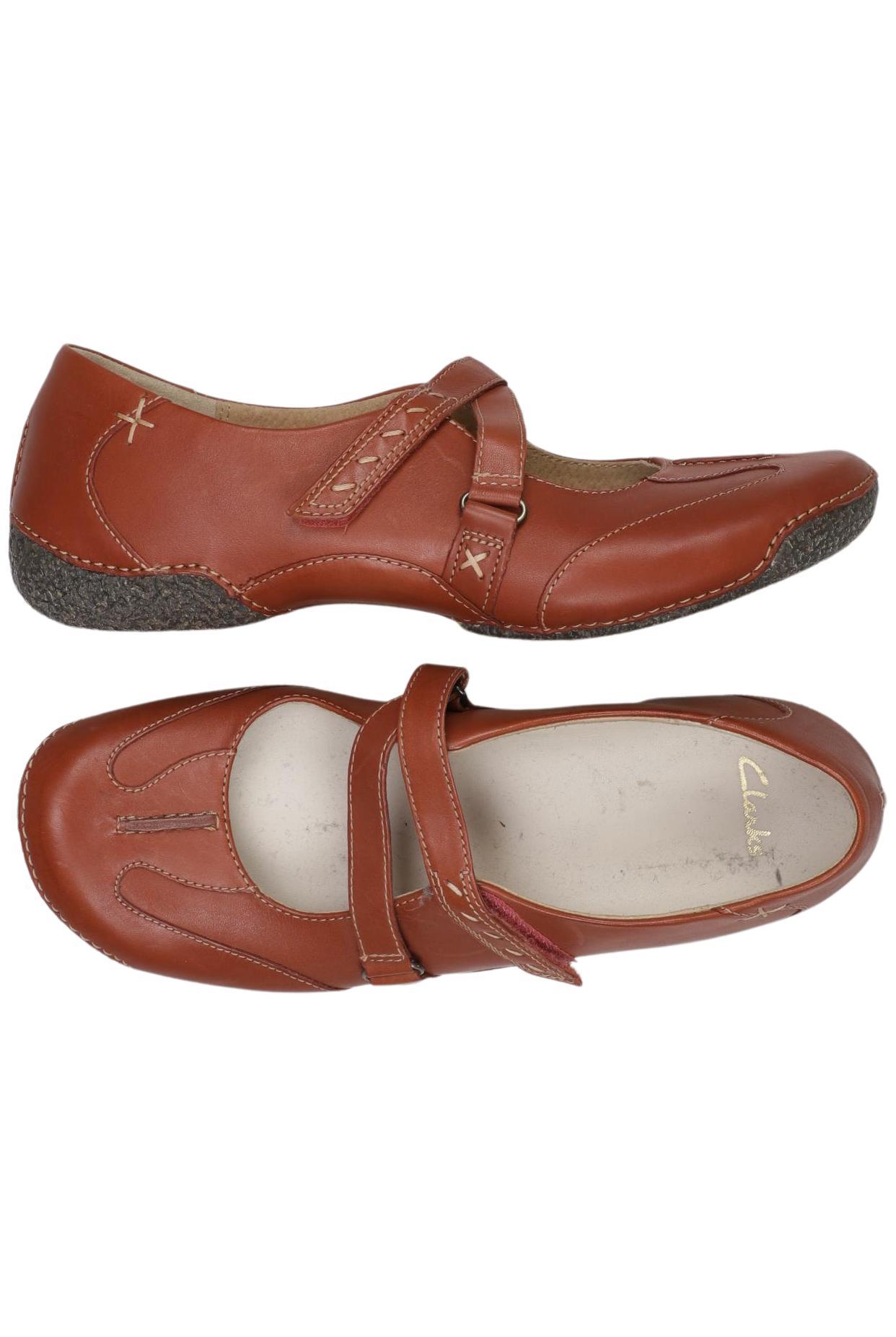 

Clarks Damen Ballerinas, braun, Gr. 39.5
