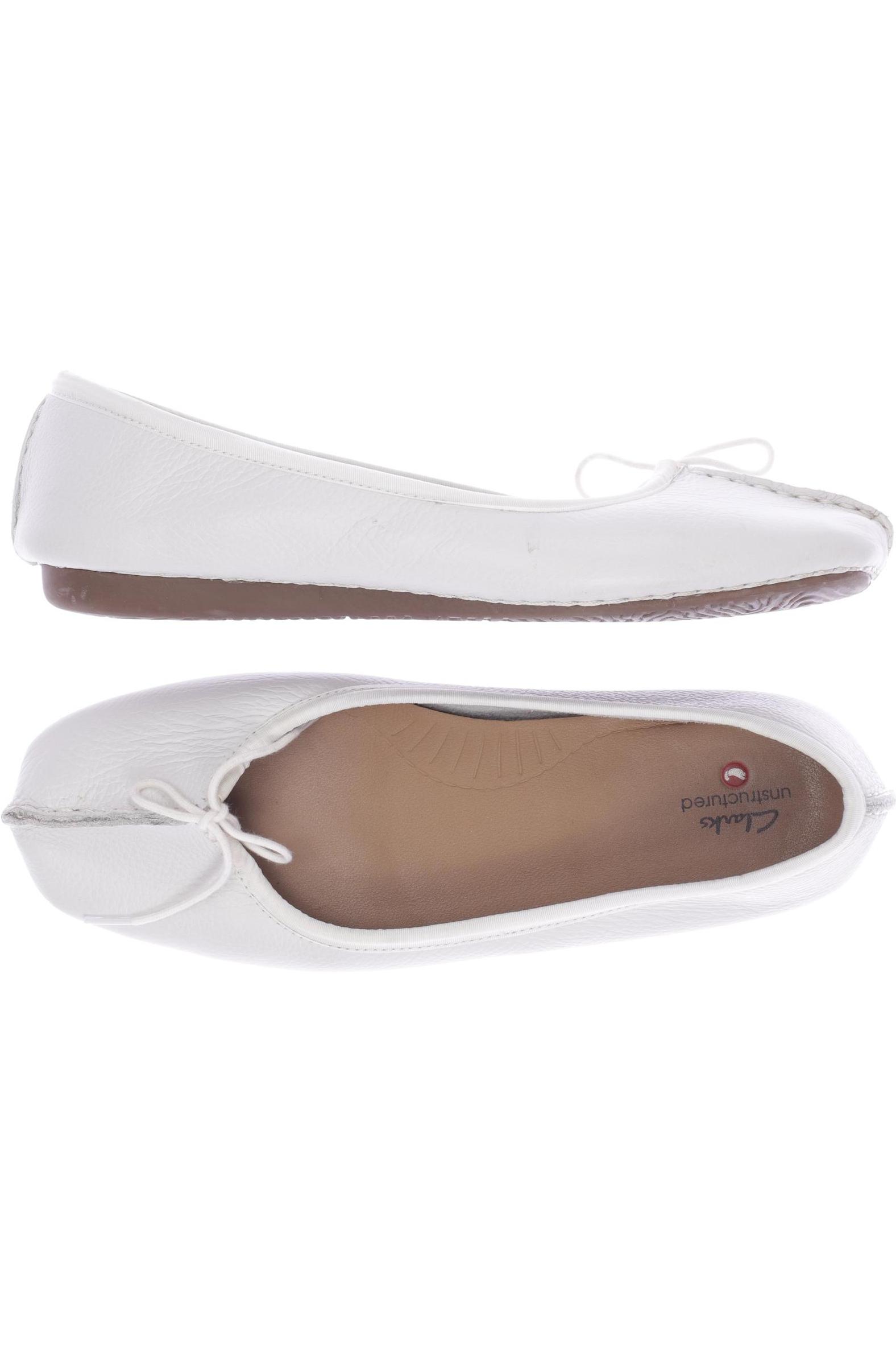 

Clarks Damen Ballerinas, weiß