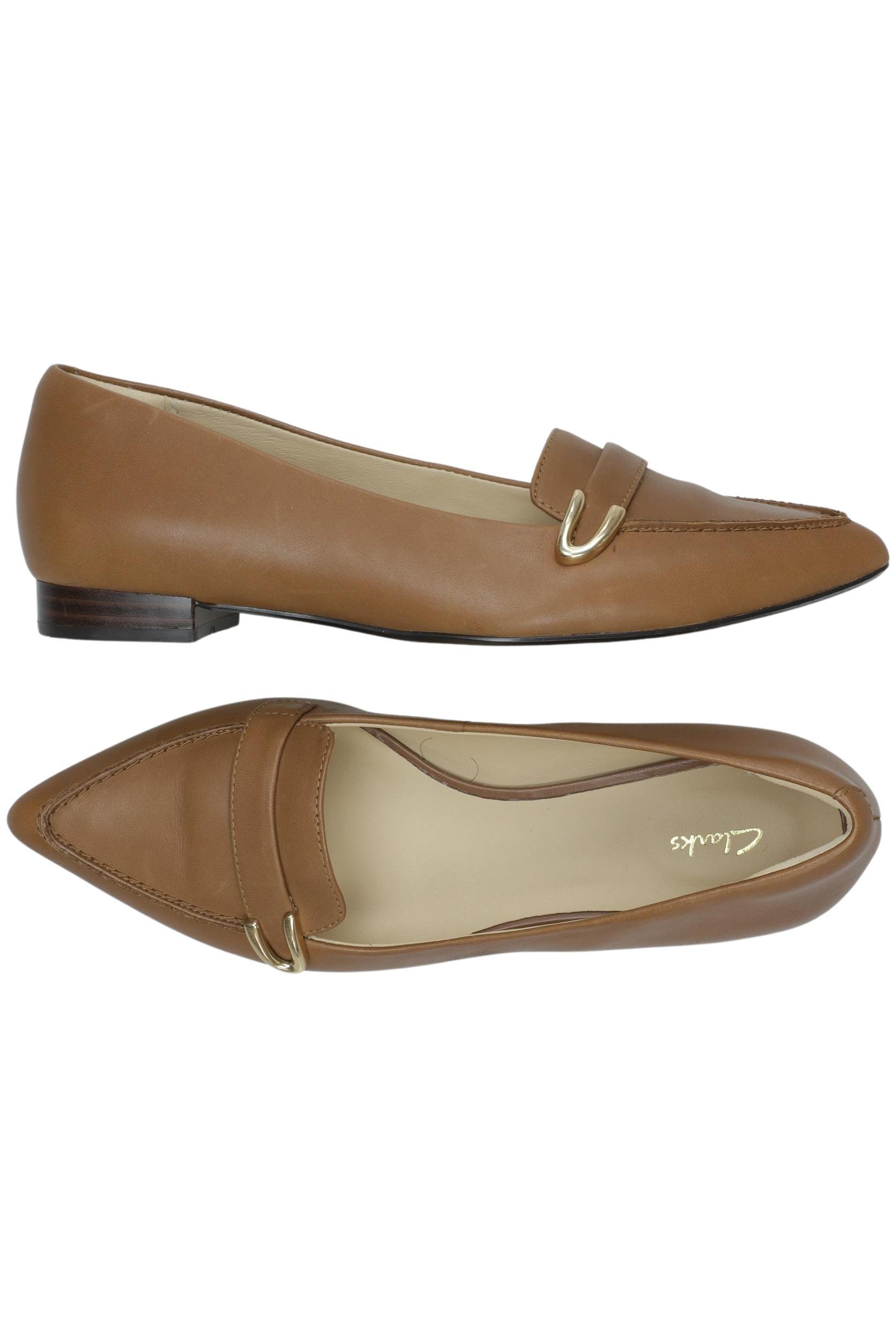 

Clarks Damen Ballerinas, braun, Gr. 39