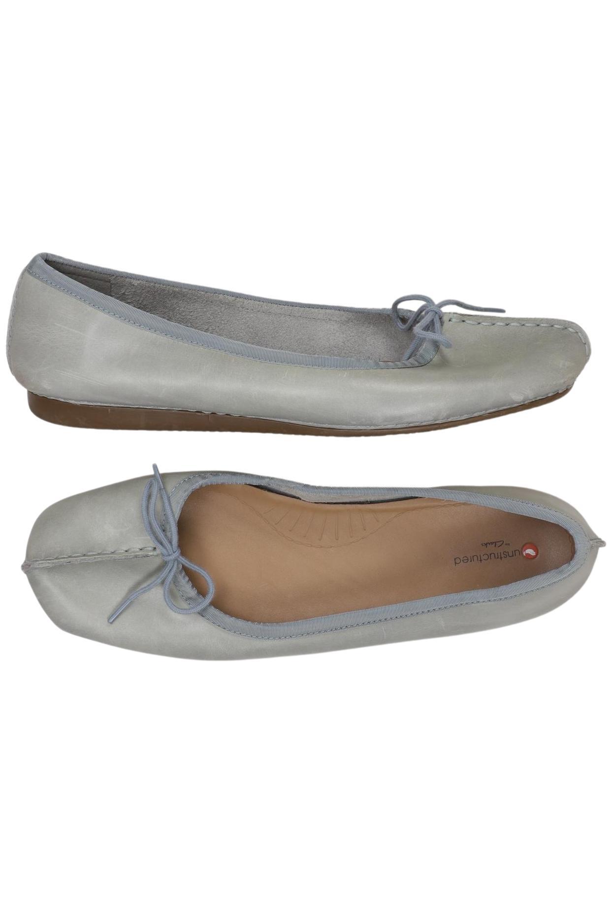 

Clarks Damen Ballerinas, hellblau, Gr. 42