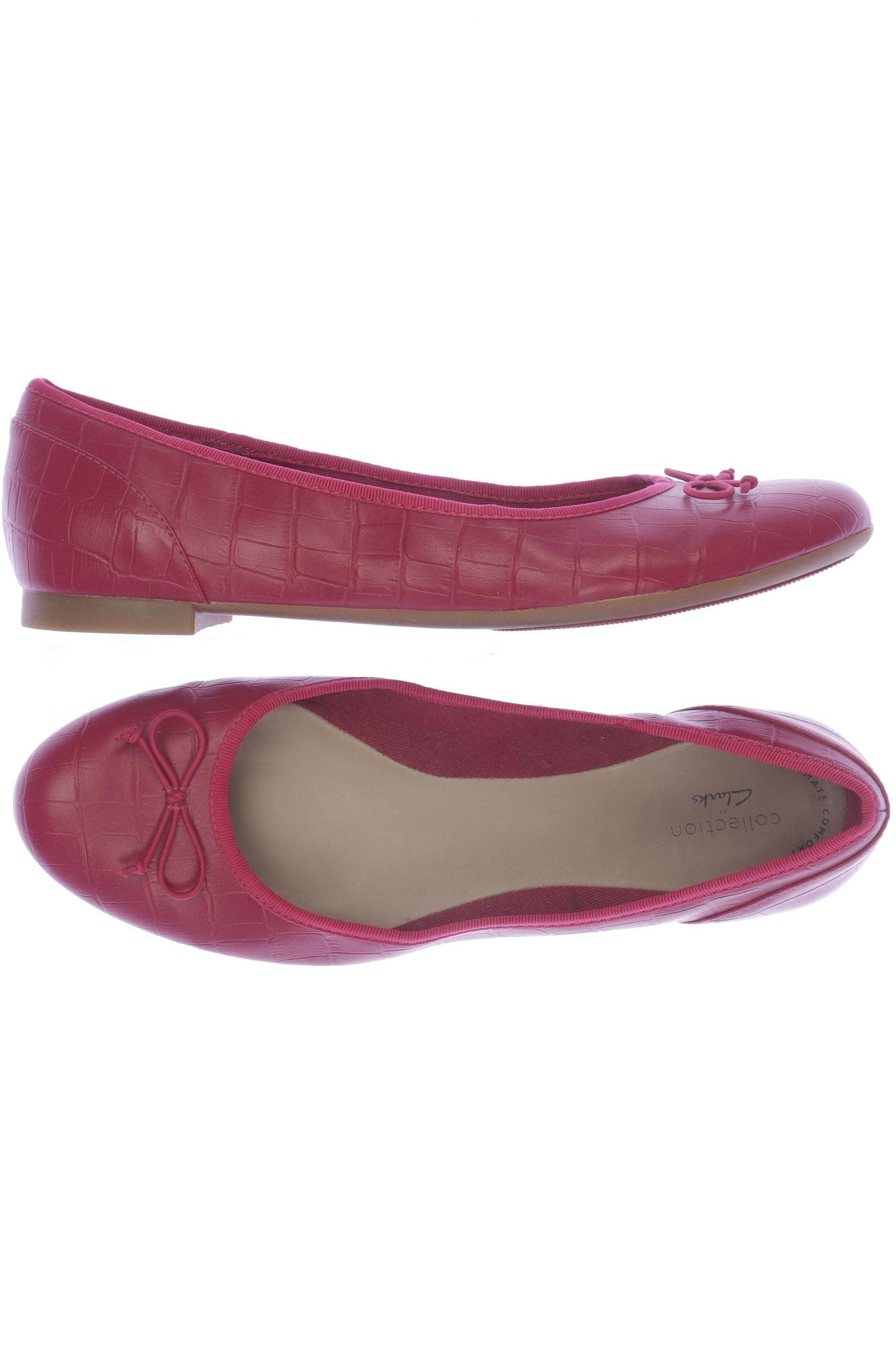 

Clarks Damen Ballerinas, pink, Gr. 41.5