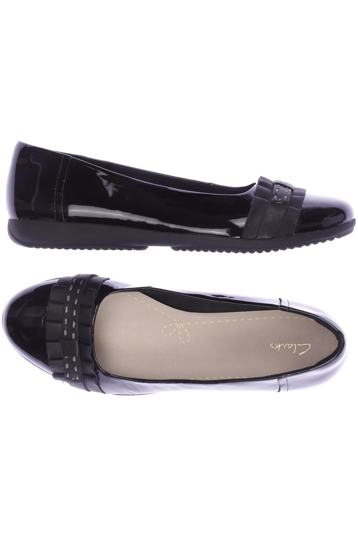 

Clarks Damen Ballerinas, schwarz, Gr. 42