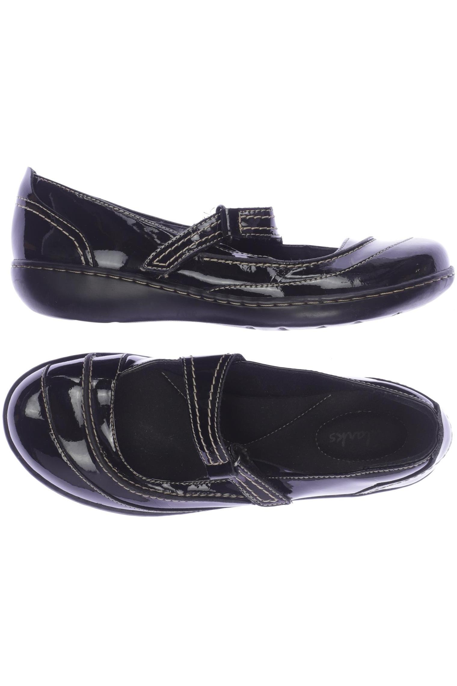 

Clarks Damen Ballerinas, schwarz, Gr. 5.5