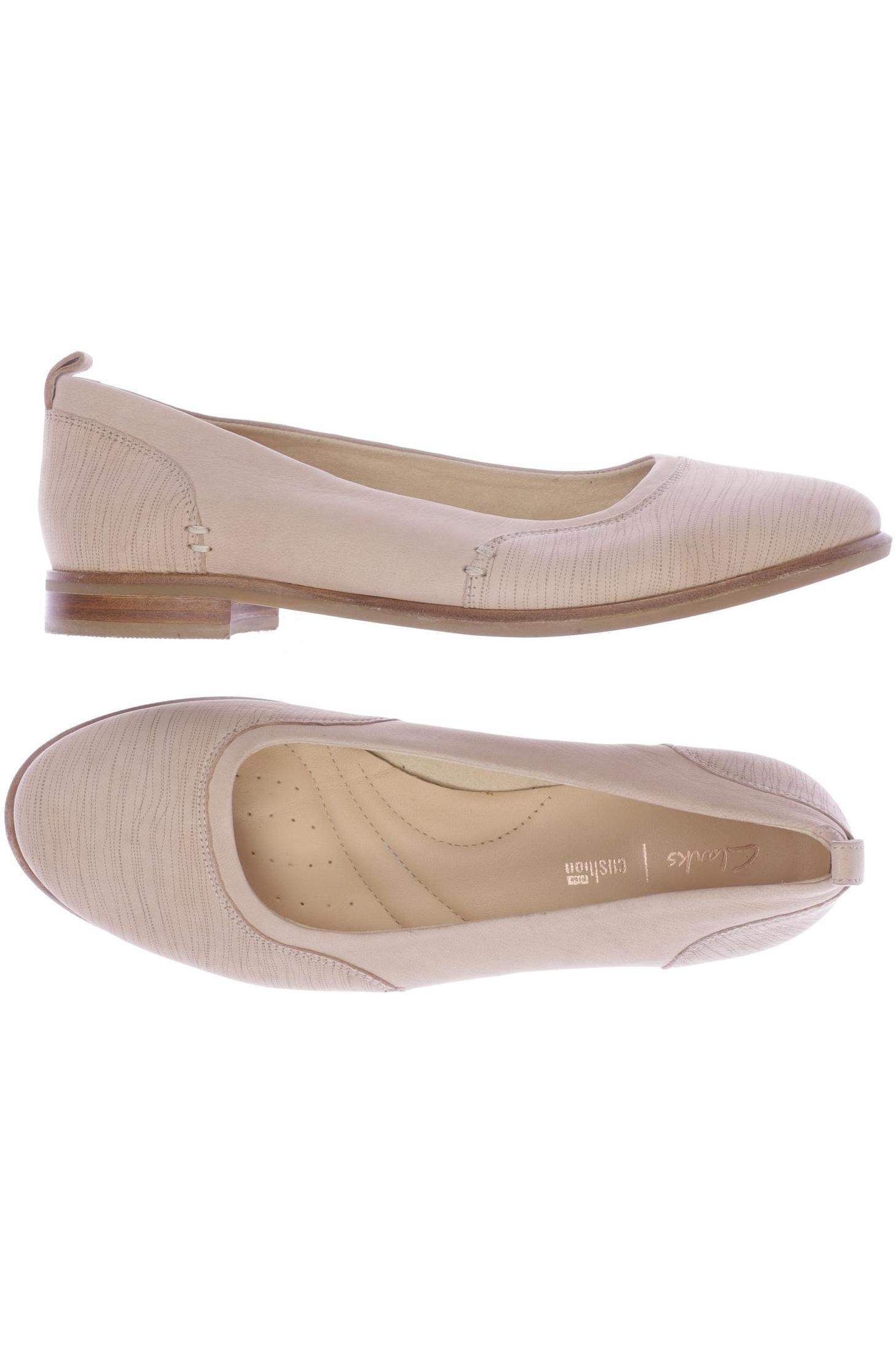 

Clarks Damen Ballerinas, beige, Gr. 39