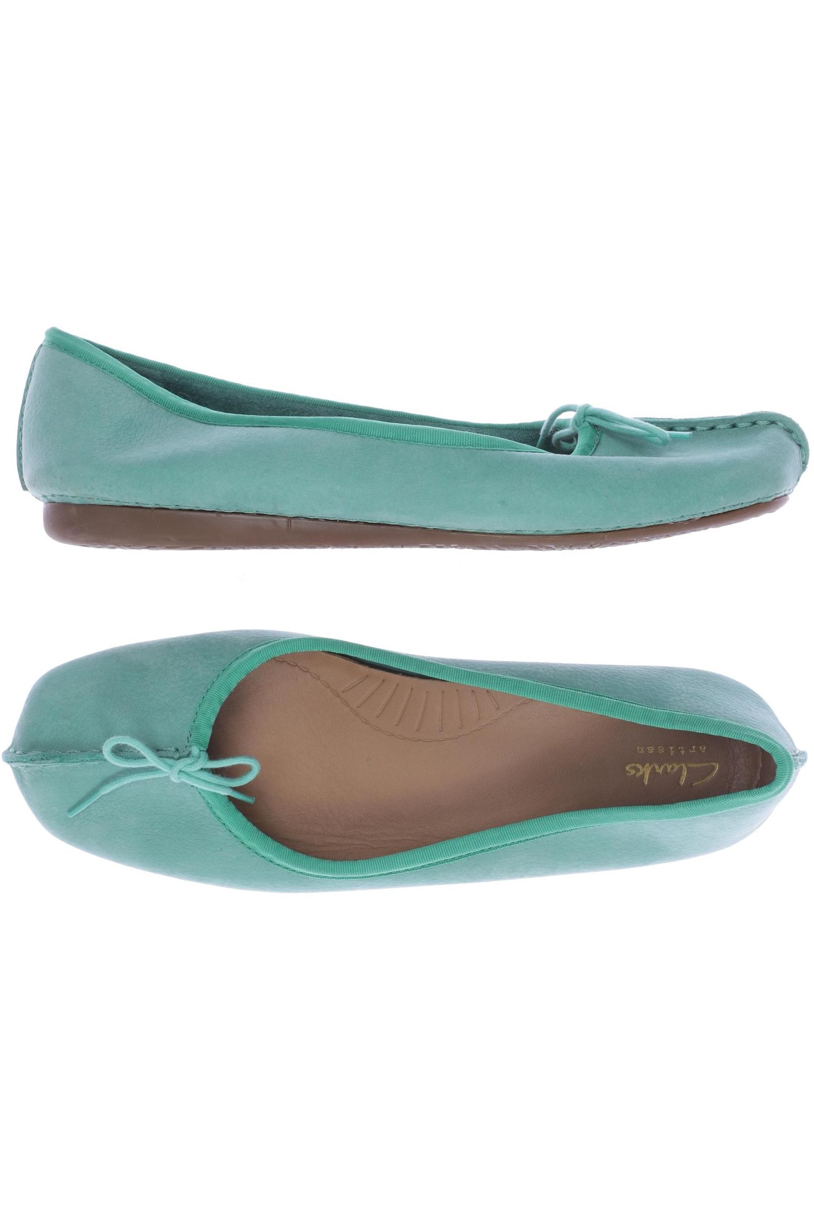 

Clarks Damen Ballerinas, türkis, Gr. 41.5