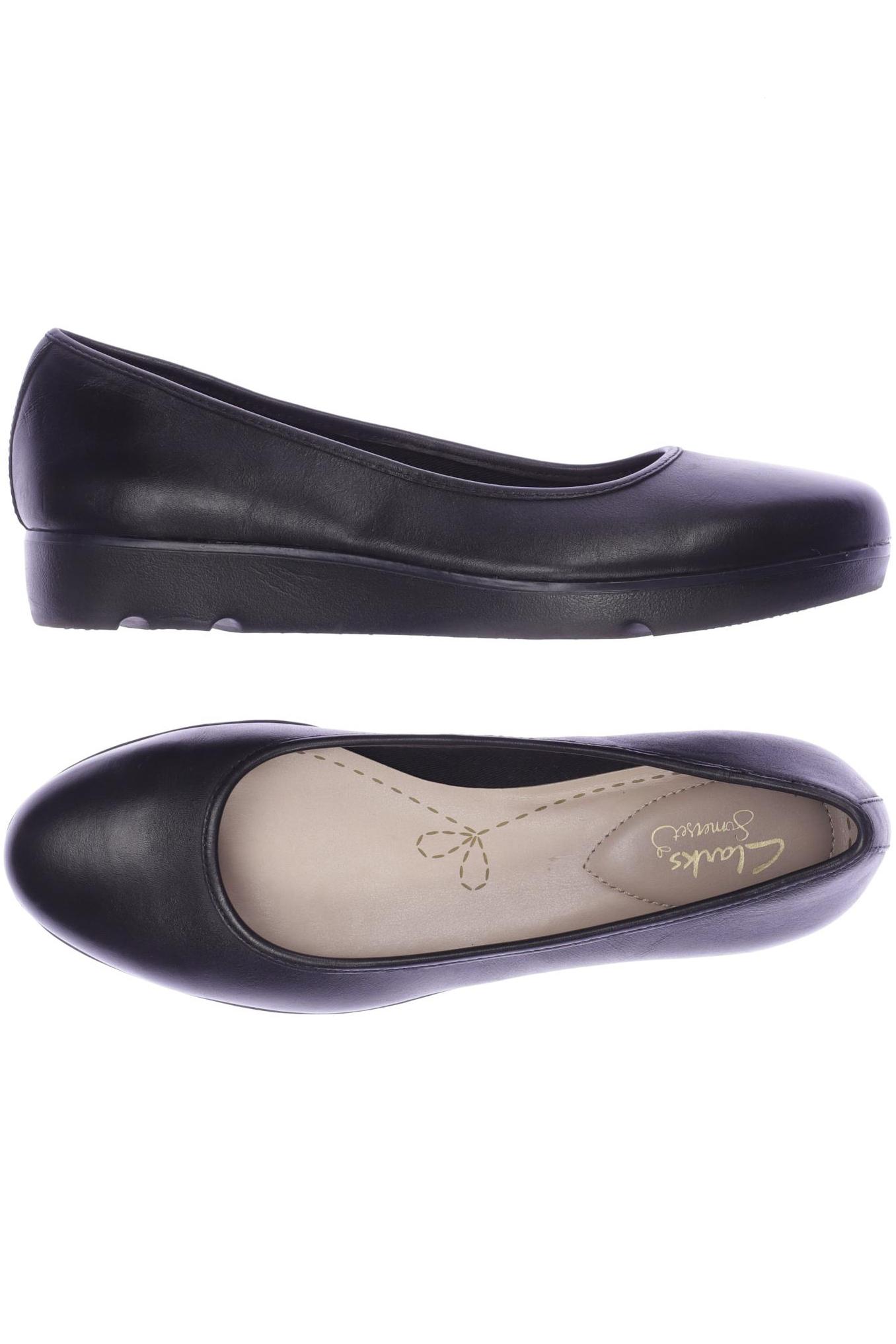 

Clarks Damen Ballerinas, schwarz, Gr. 37.5
