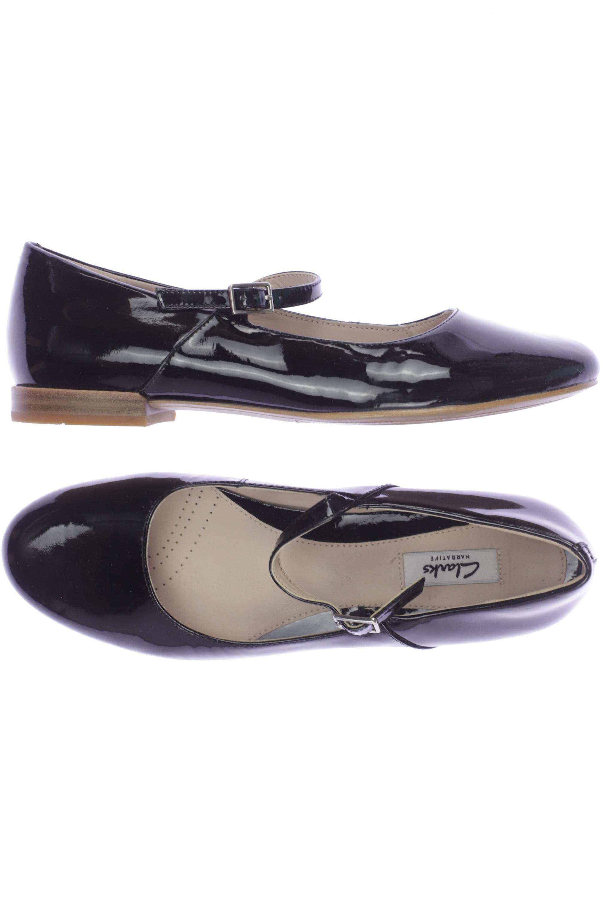 

Clarks Damen Ballerinas, schwarz, Gr. 41.5