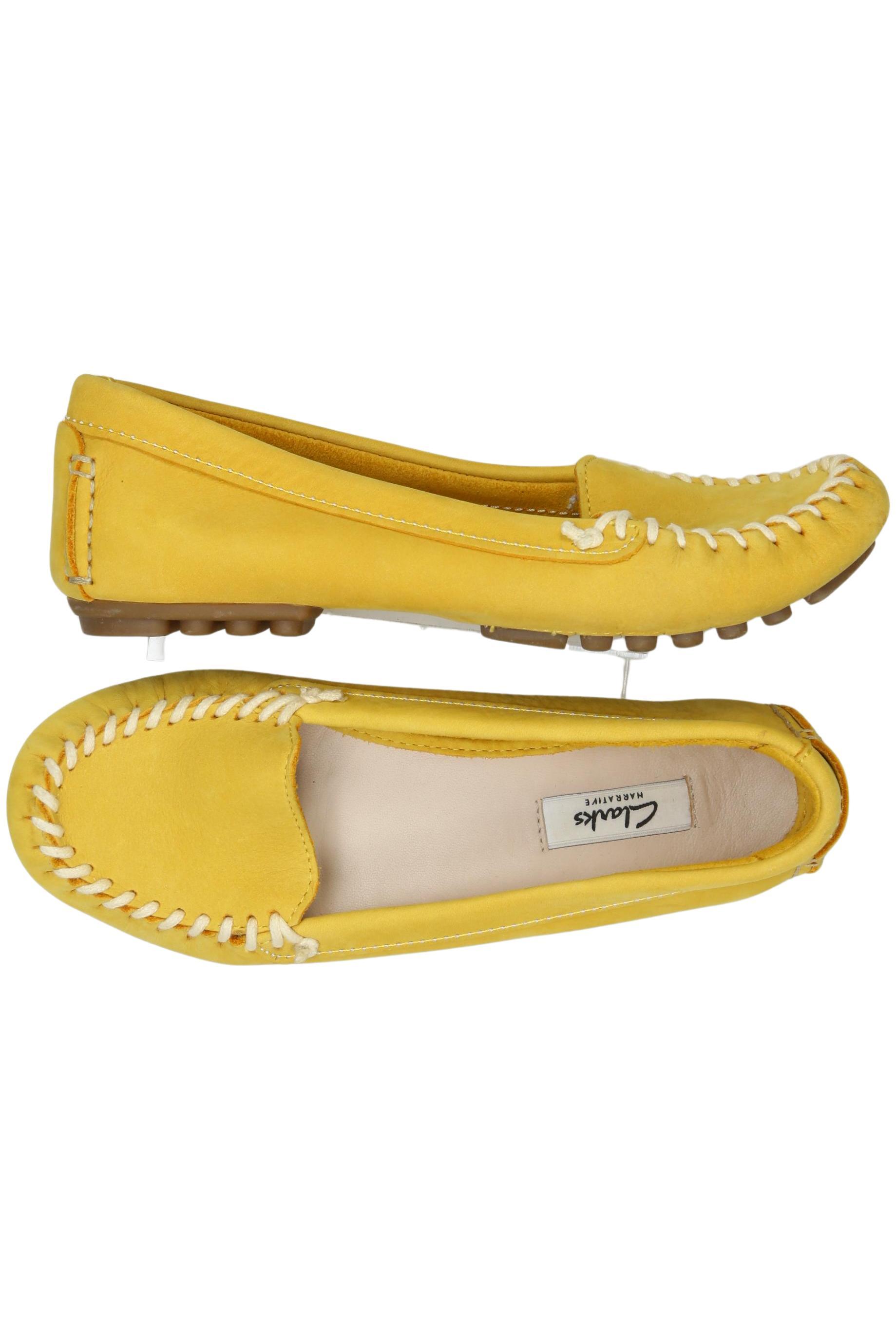 

Clarks Damen Ballerinas, gelb, Gr. 38