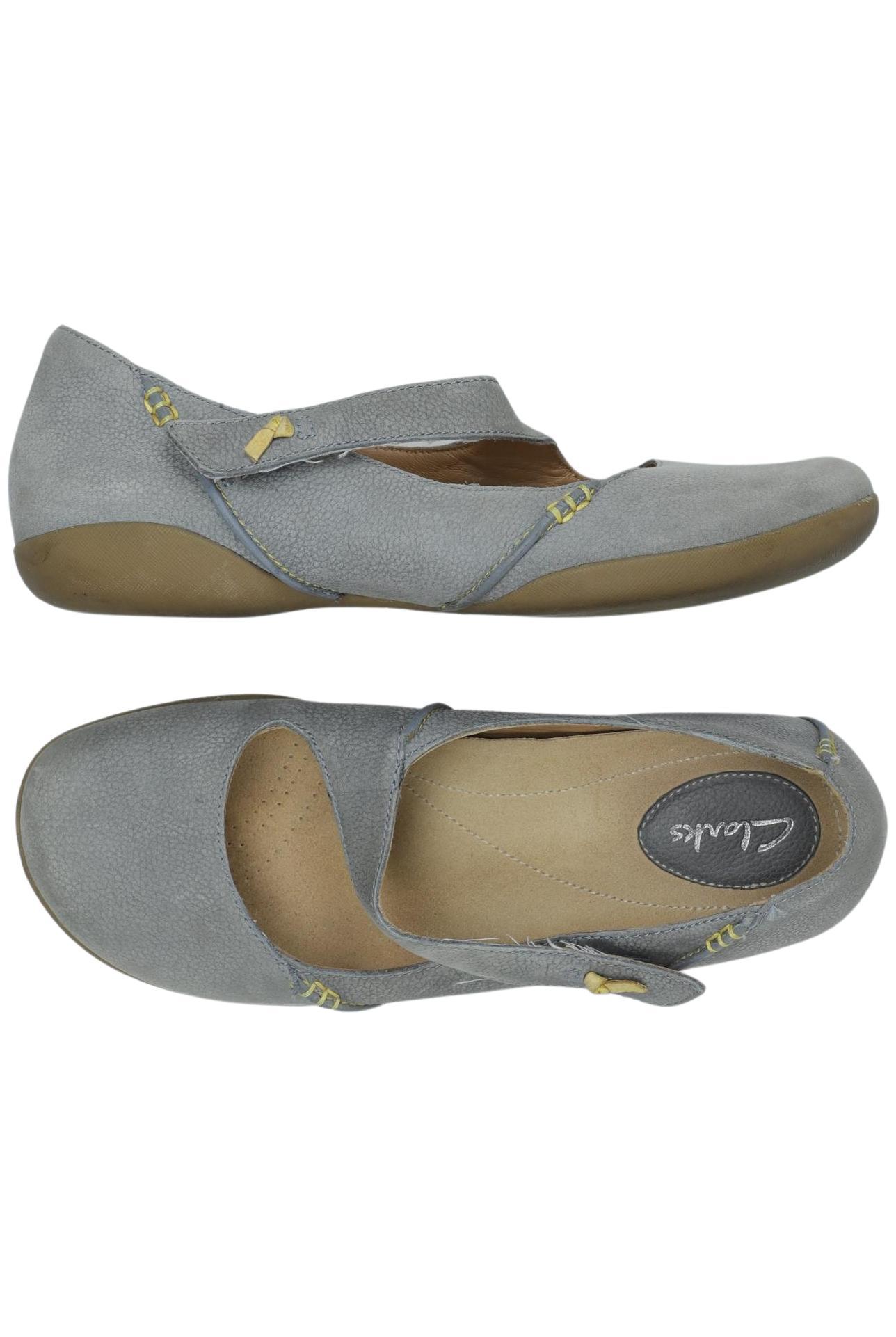 

Clarks Damen Ballerinas, hellblau, Gr. 6