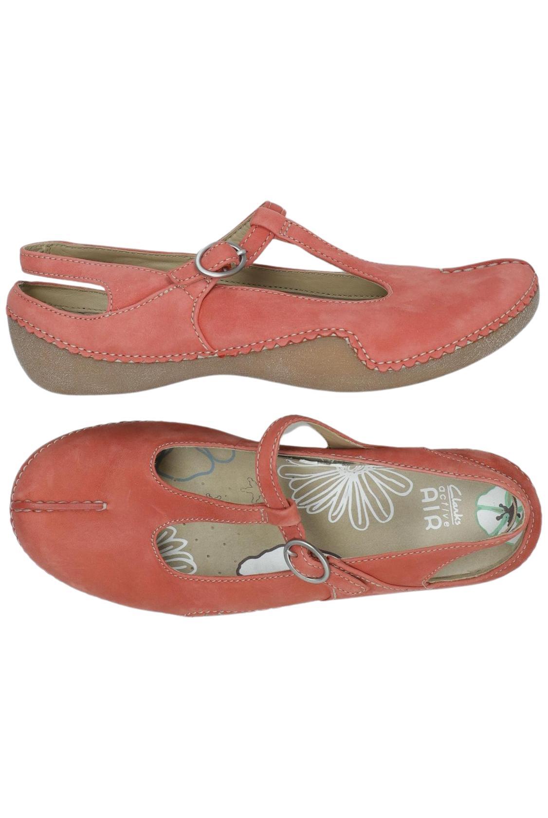 

Clarks Damen Ballerinas, rot, Gr. 5.5
