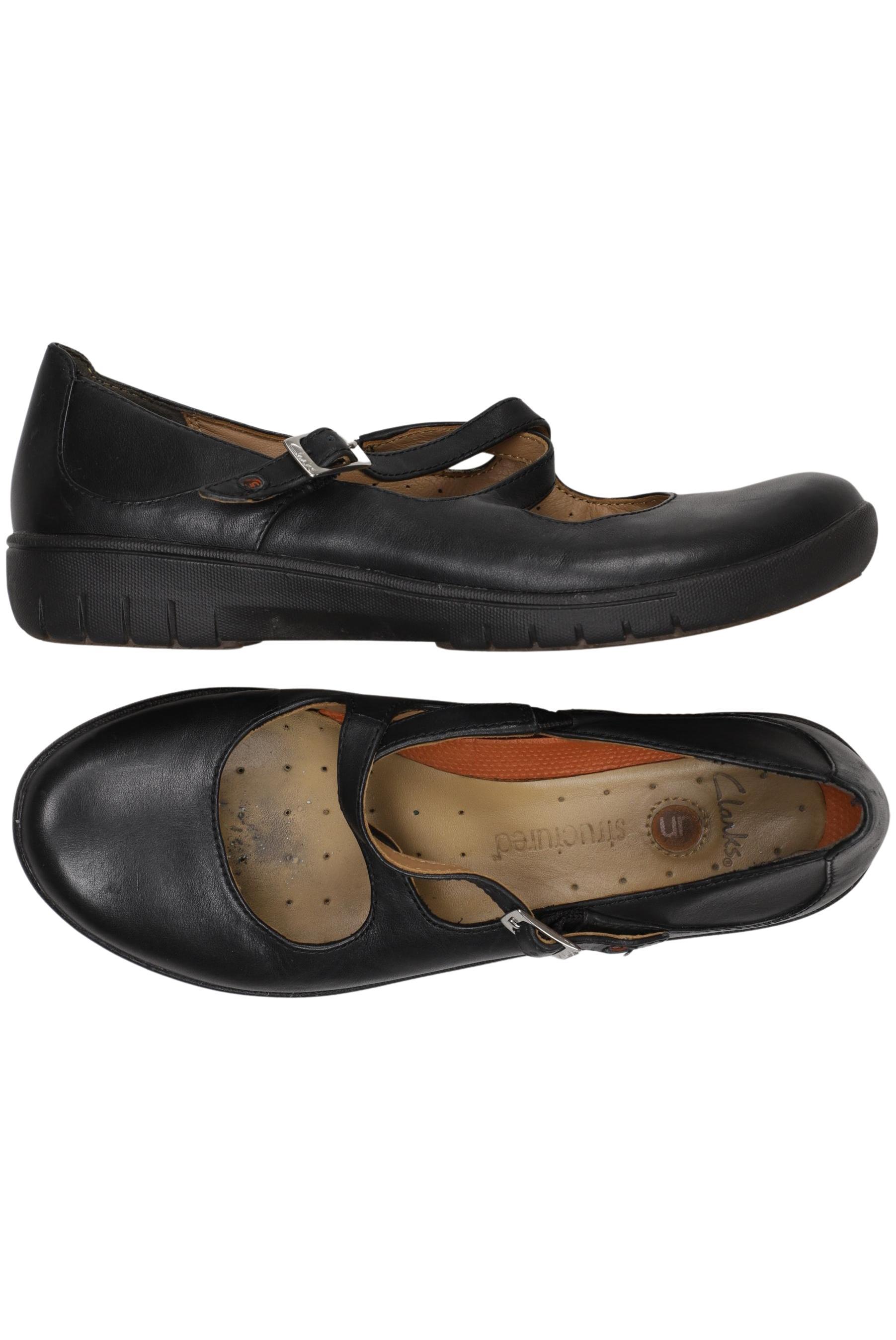 

Clarks Damen Ballerinas, schwarz, Gr. 5