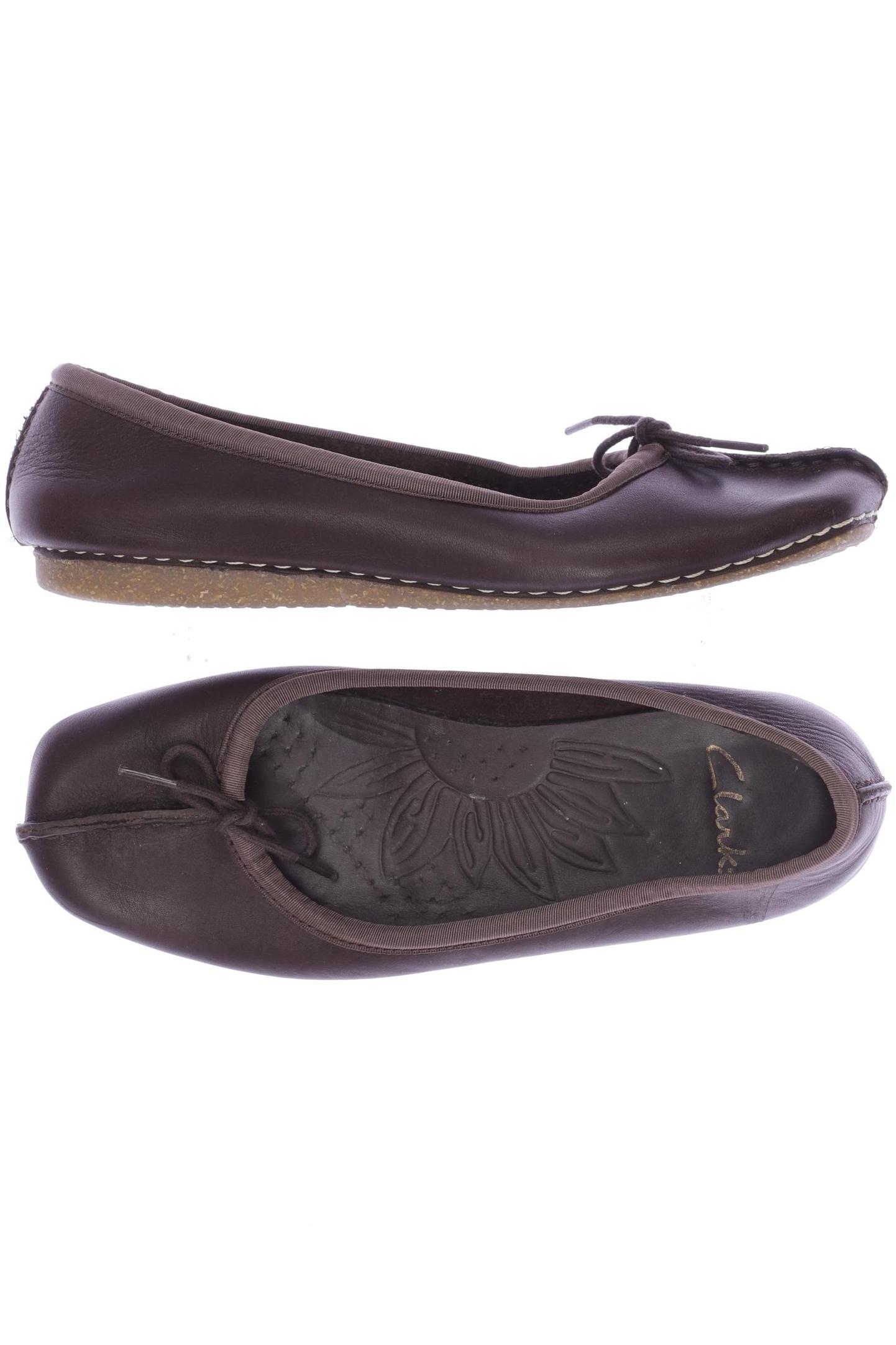 

Clarks Damen Ballerinas, braun, Gr. 3.5