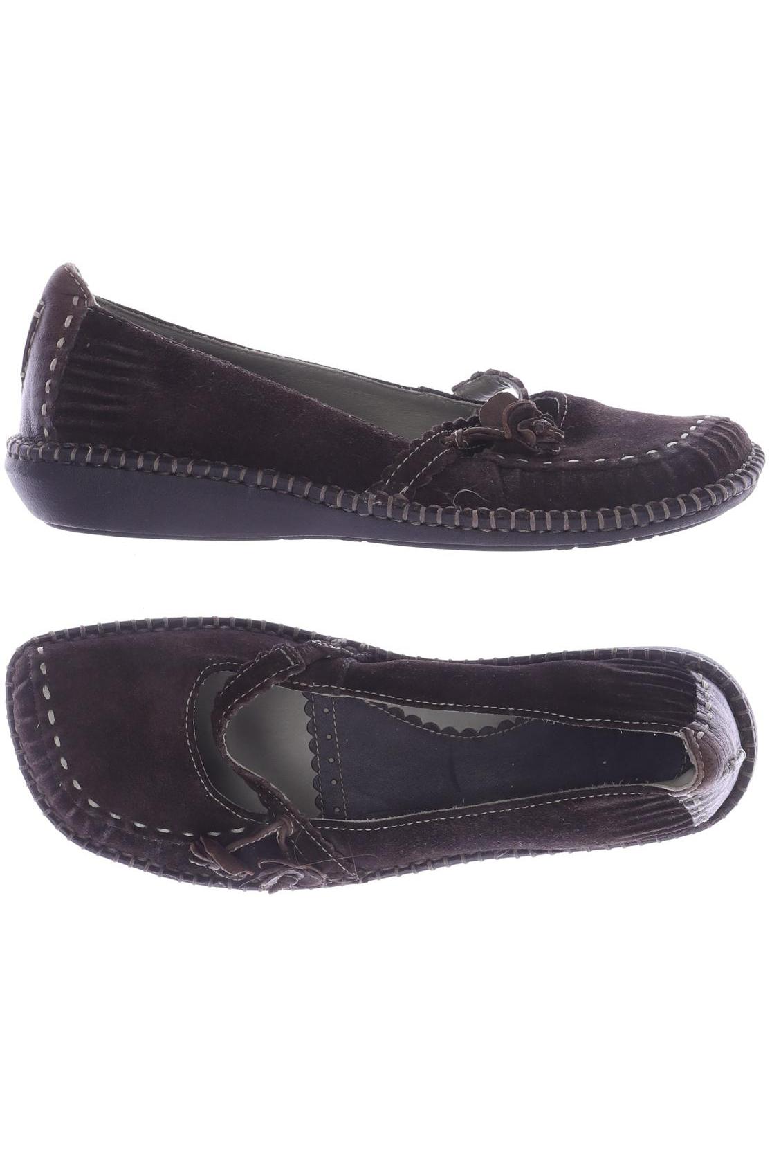 

Clarks Damen Ballerinas, braun, Gr. 4.5