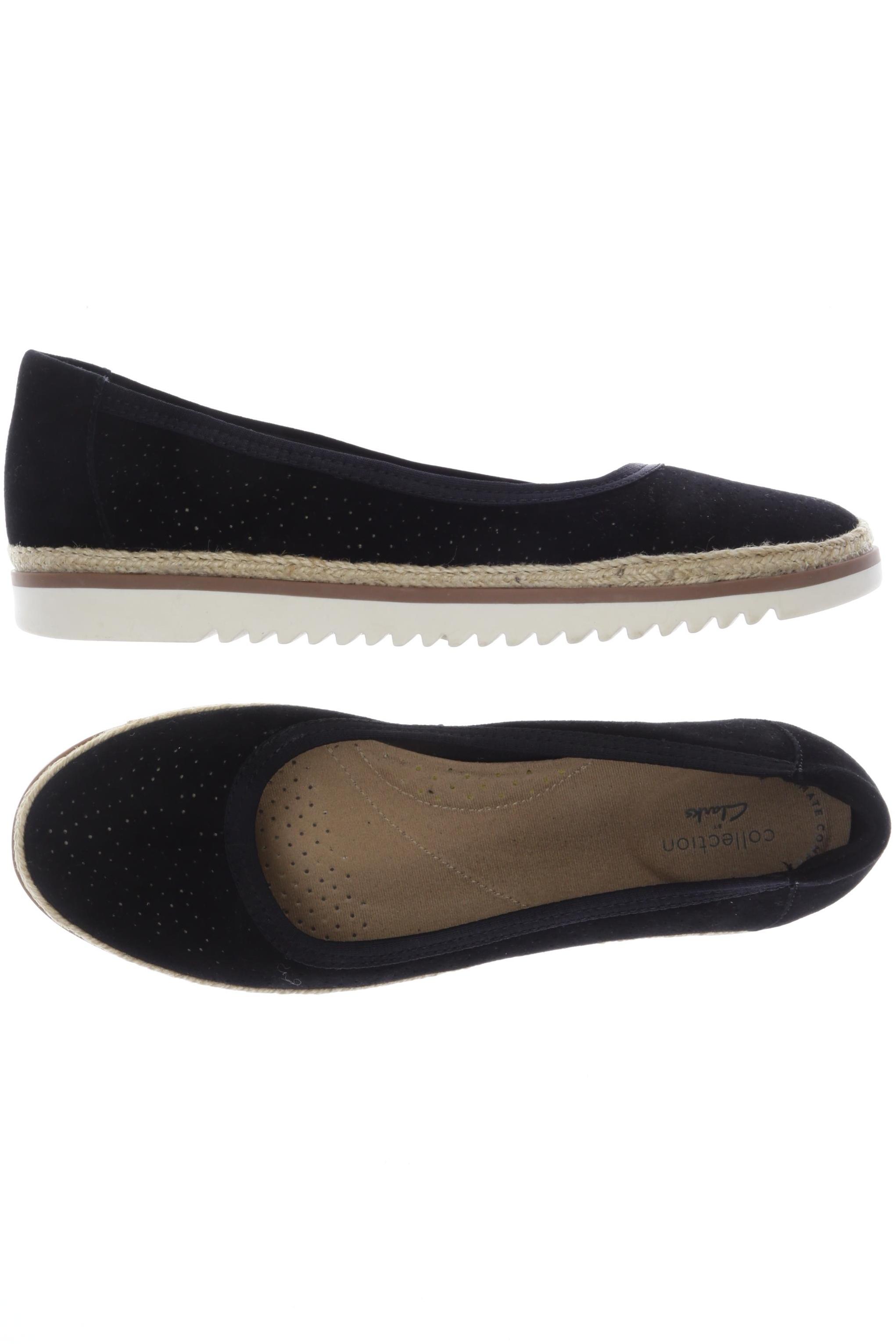 

Clarks Damen Ballerinas, schwarz, Gr. 39