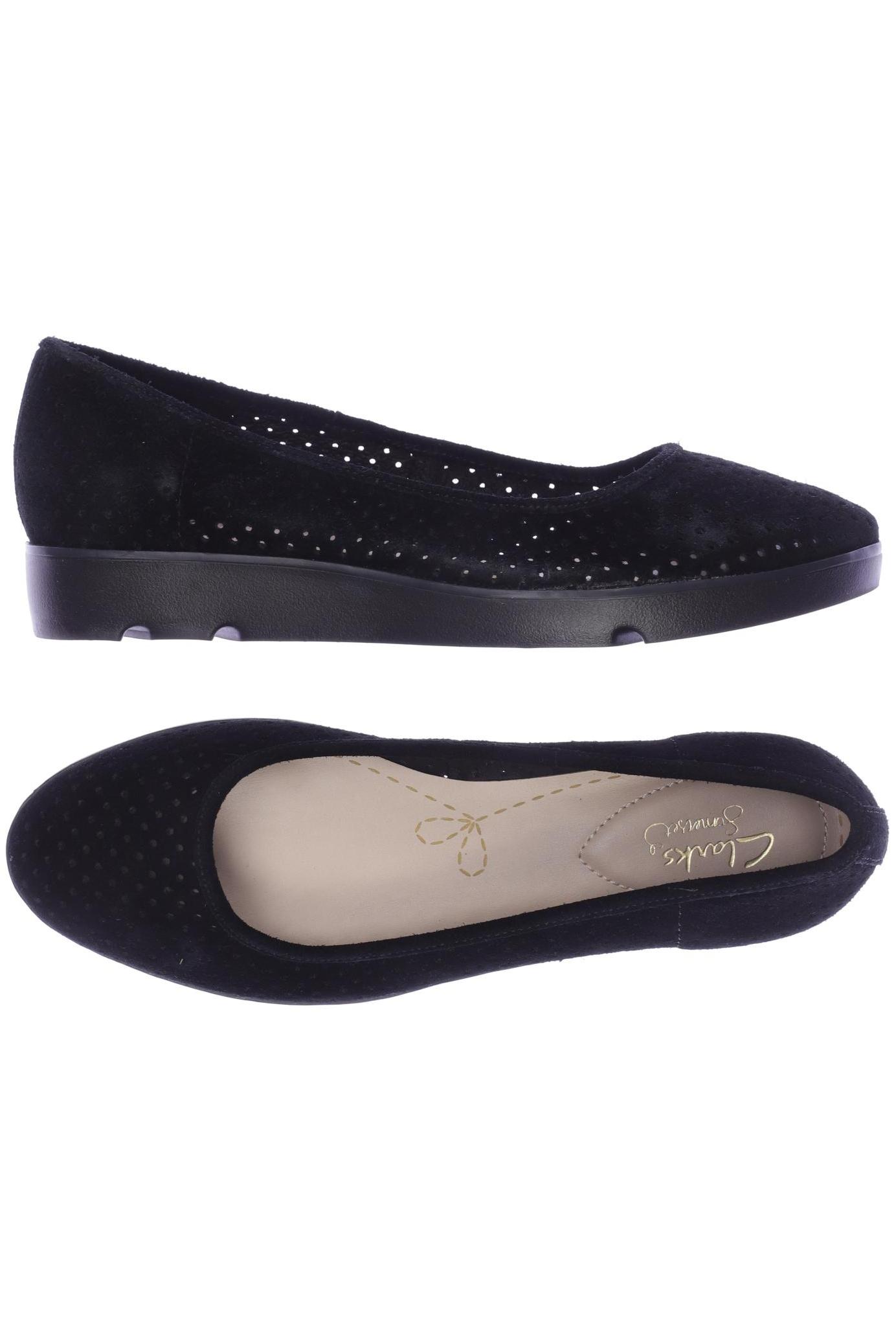 

Clarks Damen Ballerinas, schwarz, Gr. 37.5