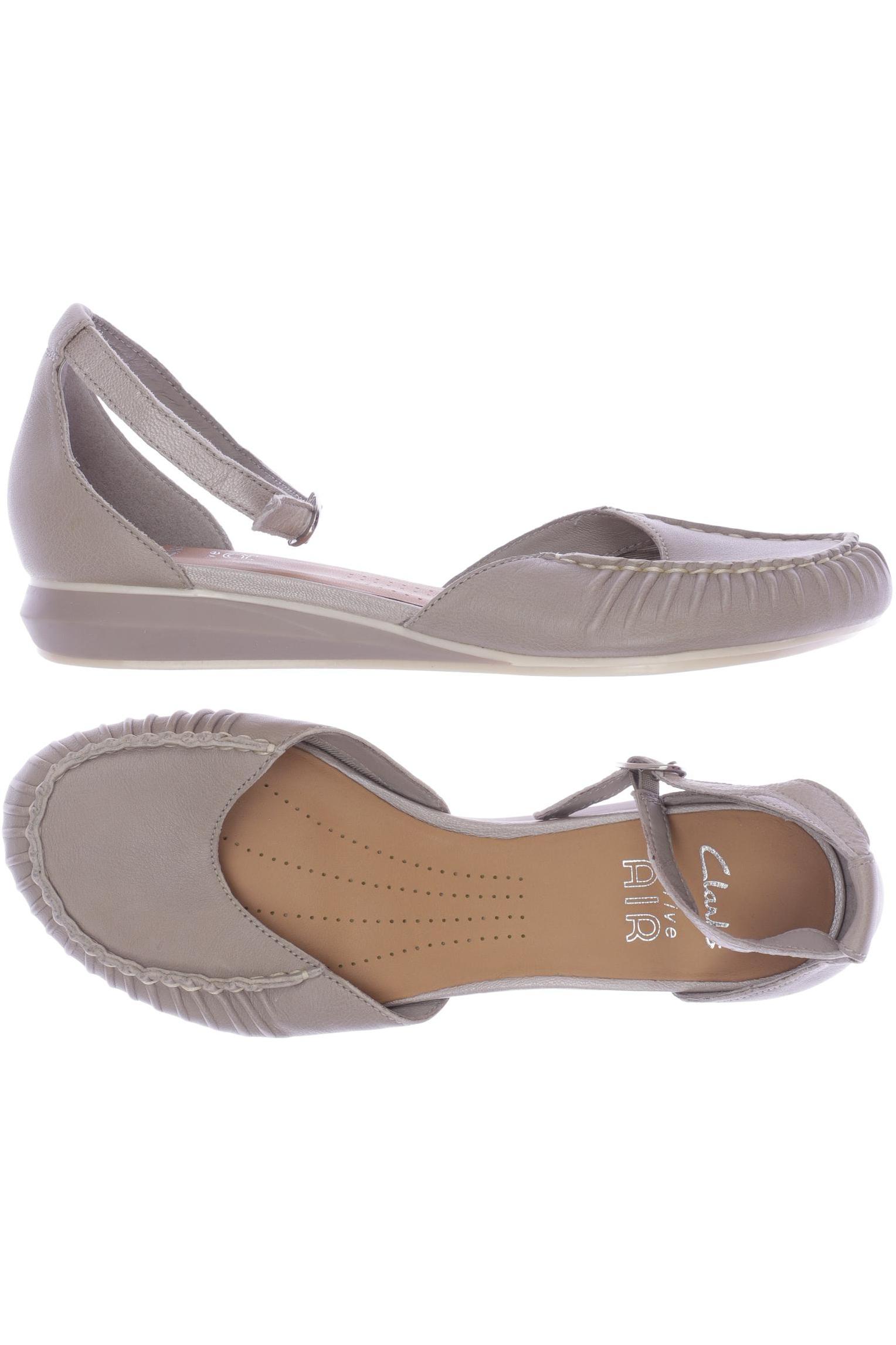 

Clarks Damen Ballerinas, grau, Gr. 5.5