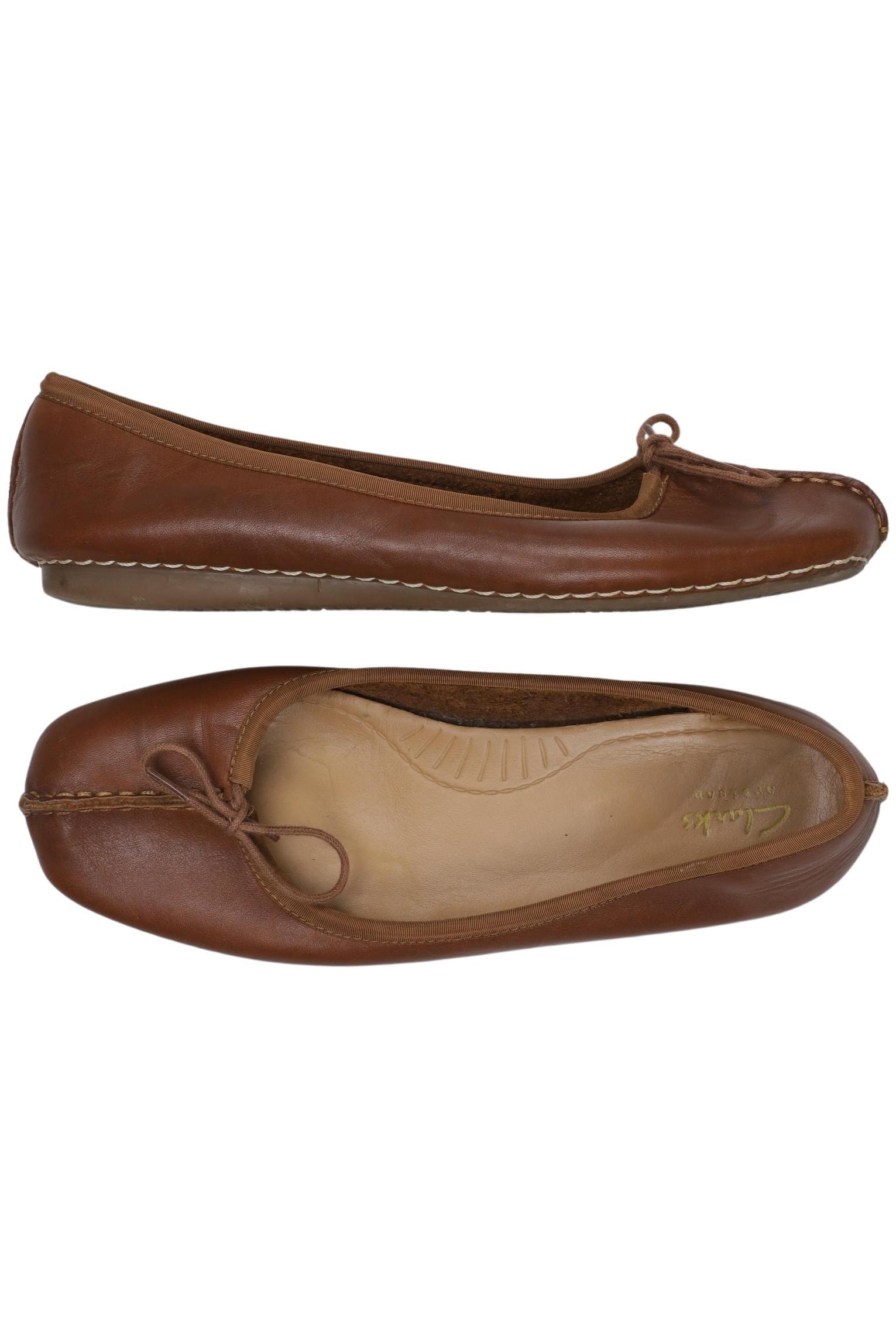 

Clarks Damen Ballerinas, braun, Gr. 39