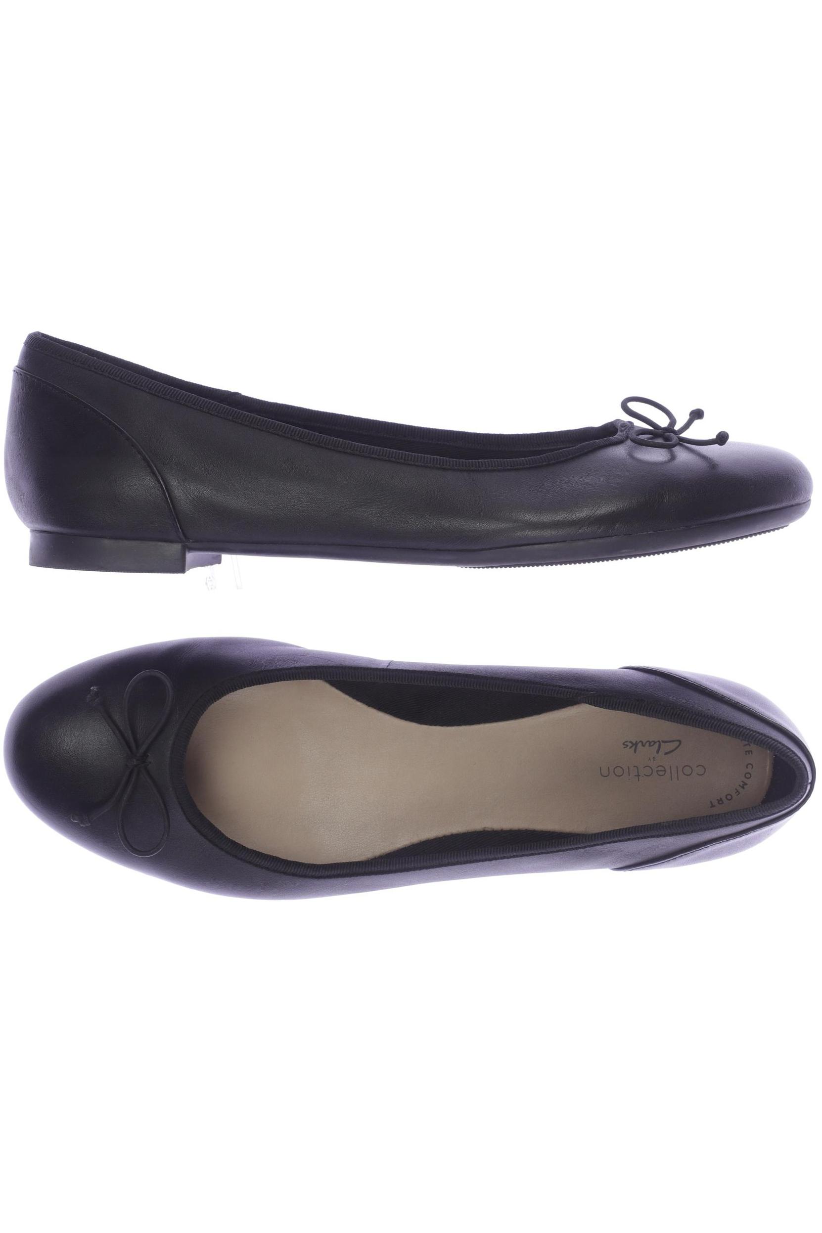 

Clarks Damen Ballerinas, schwarz, Gr. 39.5