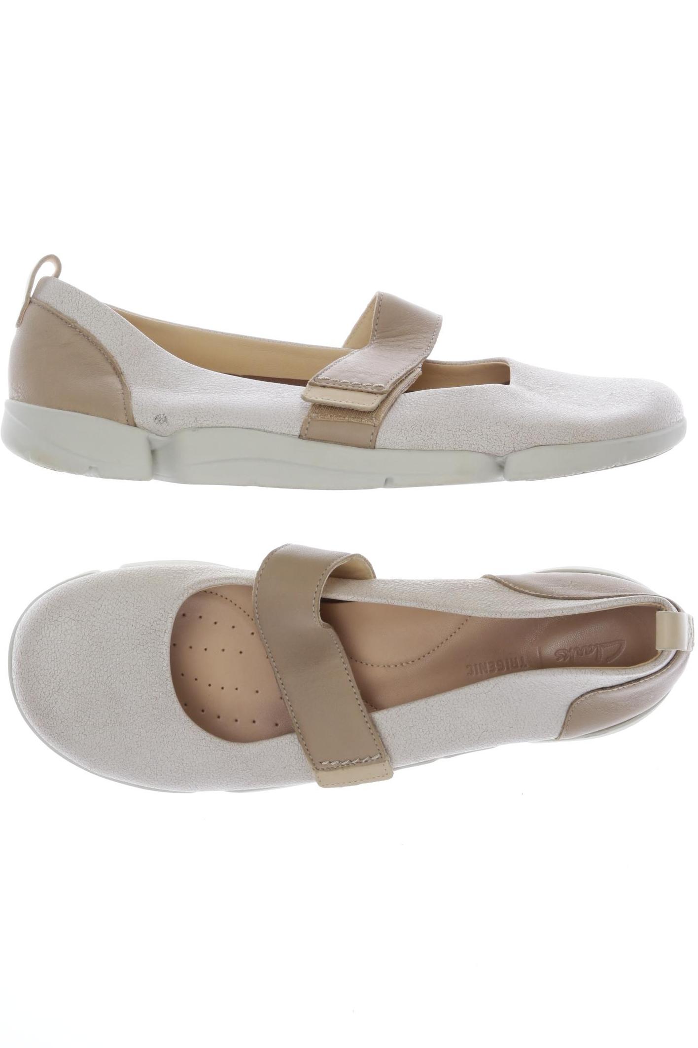 

Clarks Damen Ballerinas, beige, Gr. 42