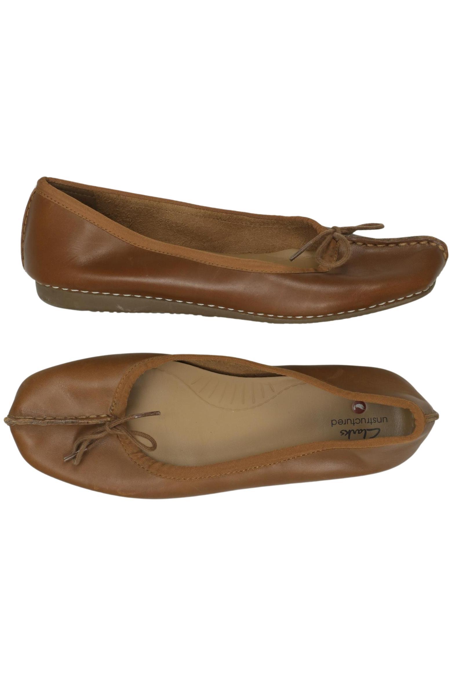 

Clarks Damen Ballerinas, braun, Gr. 38