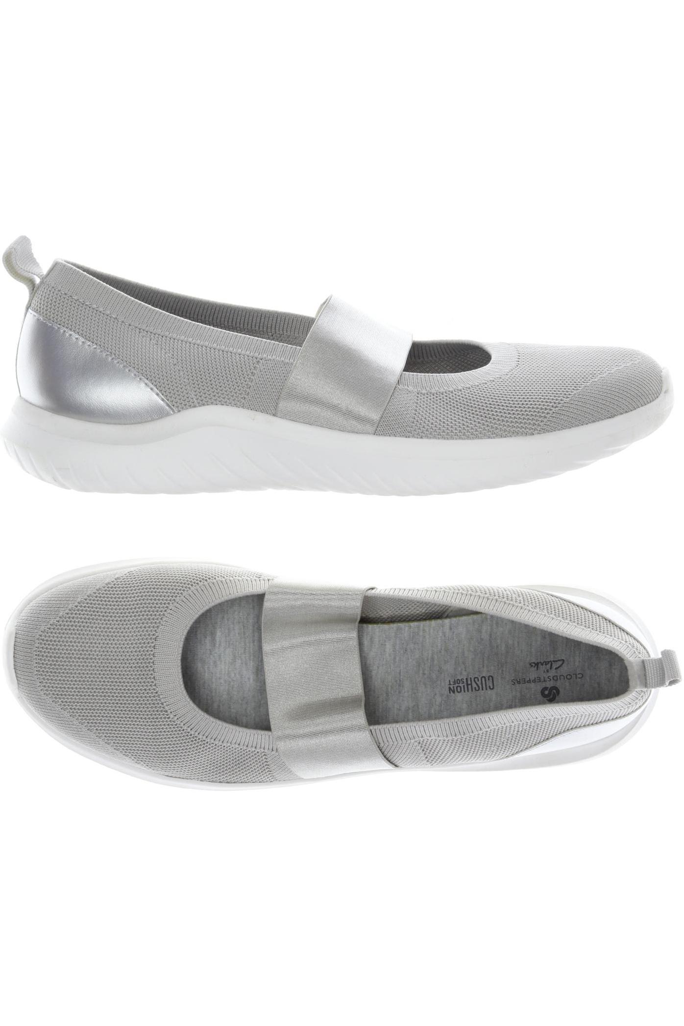 

Clarks Damen Ballerinas, grau, Gr. 40