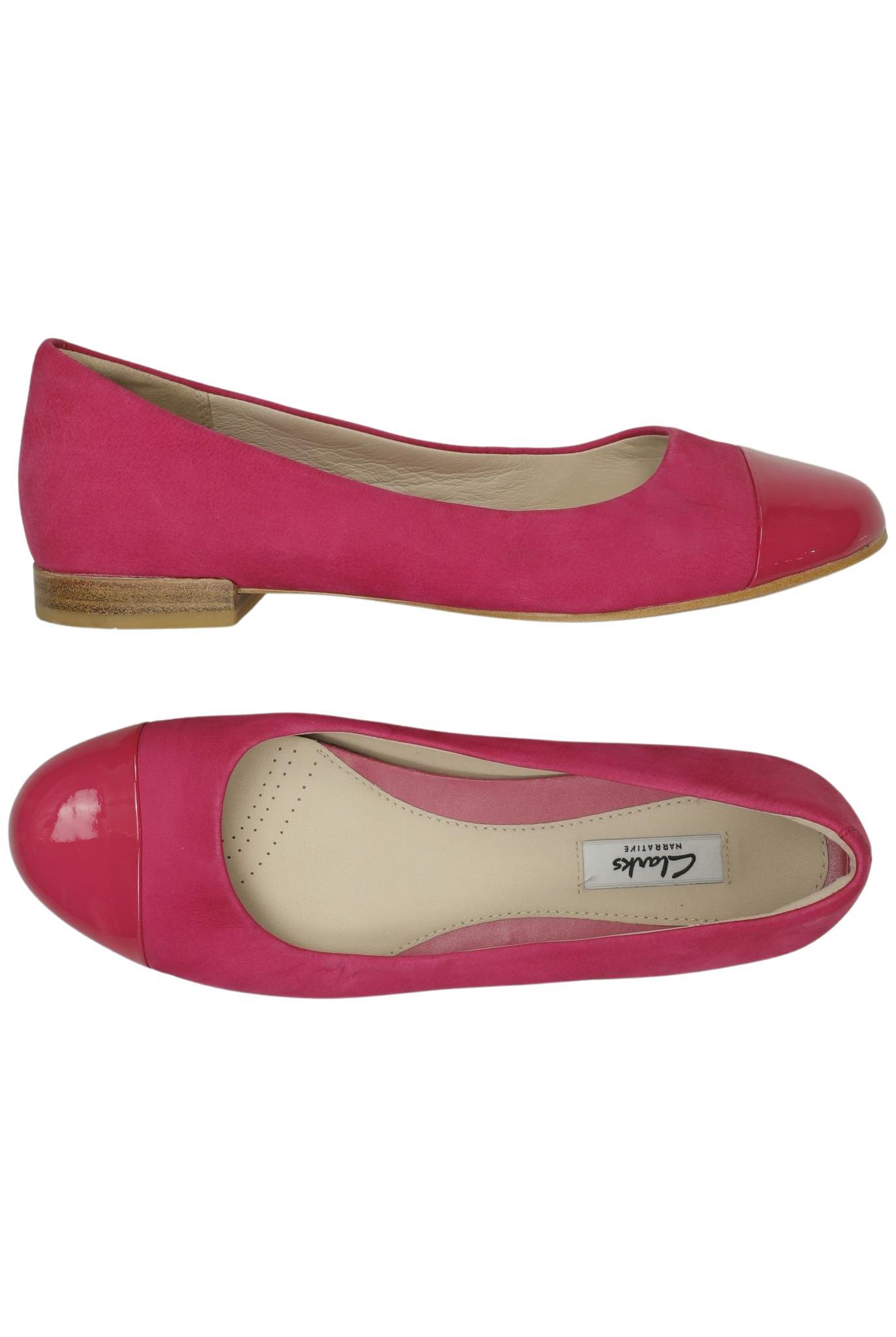 

Clarks Damen Ballerinas, pink, Gr. 40