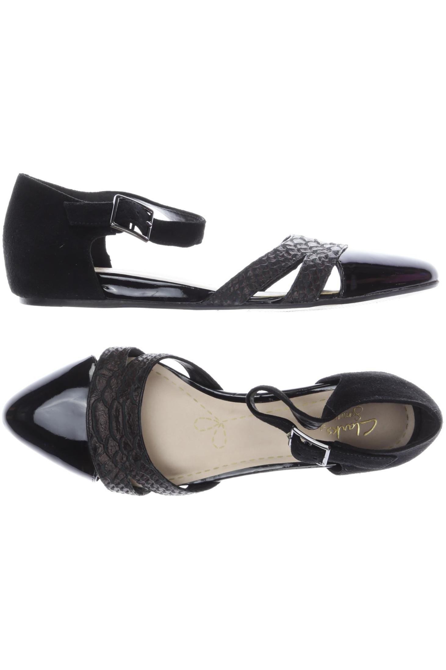 

Clarks Damen Ballerinas, schwarz, Gr. 38.5