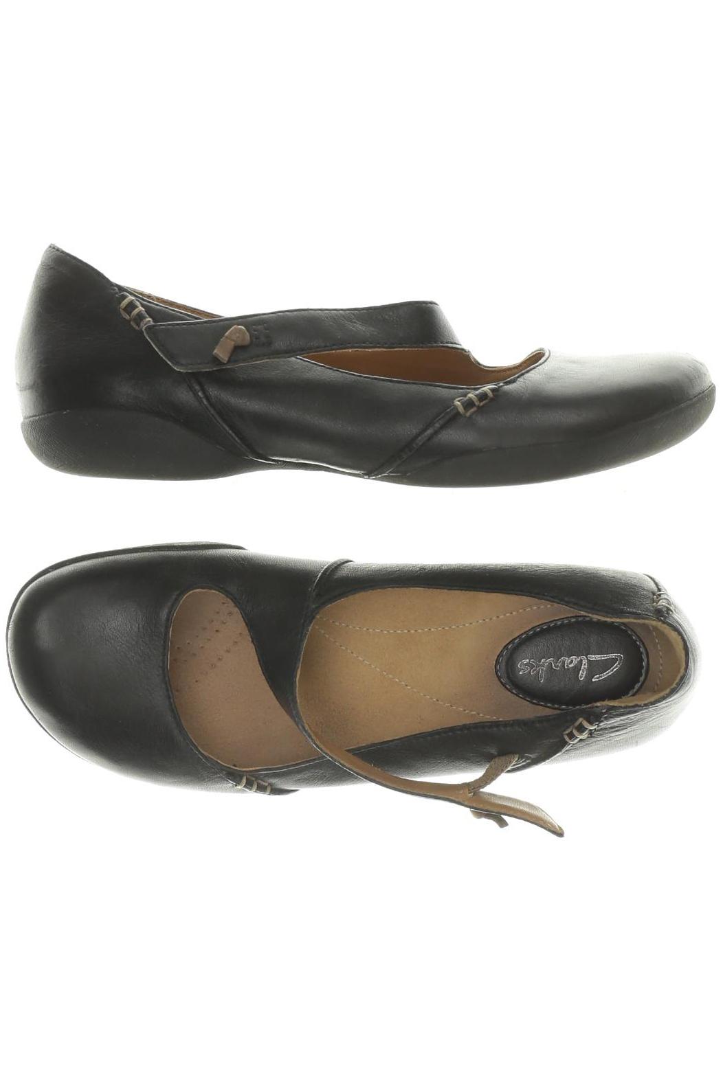 

Clarks Damen Ballerinas, schwarz, Gr. 5