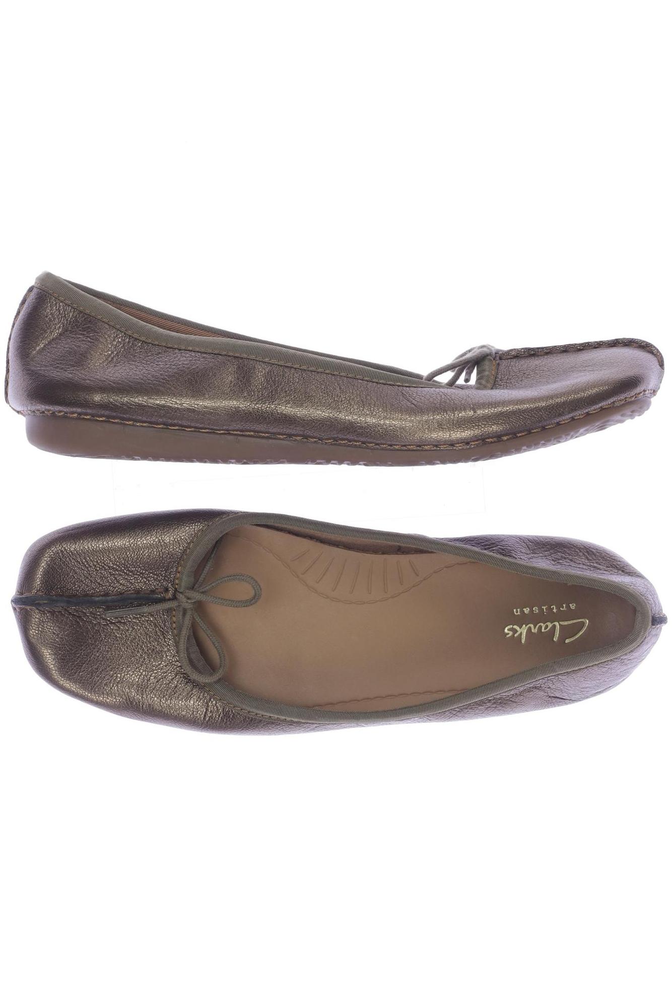 

Clarks Damen Ballerinas, braun, Gr. 38