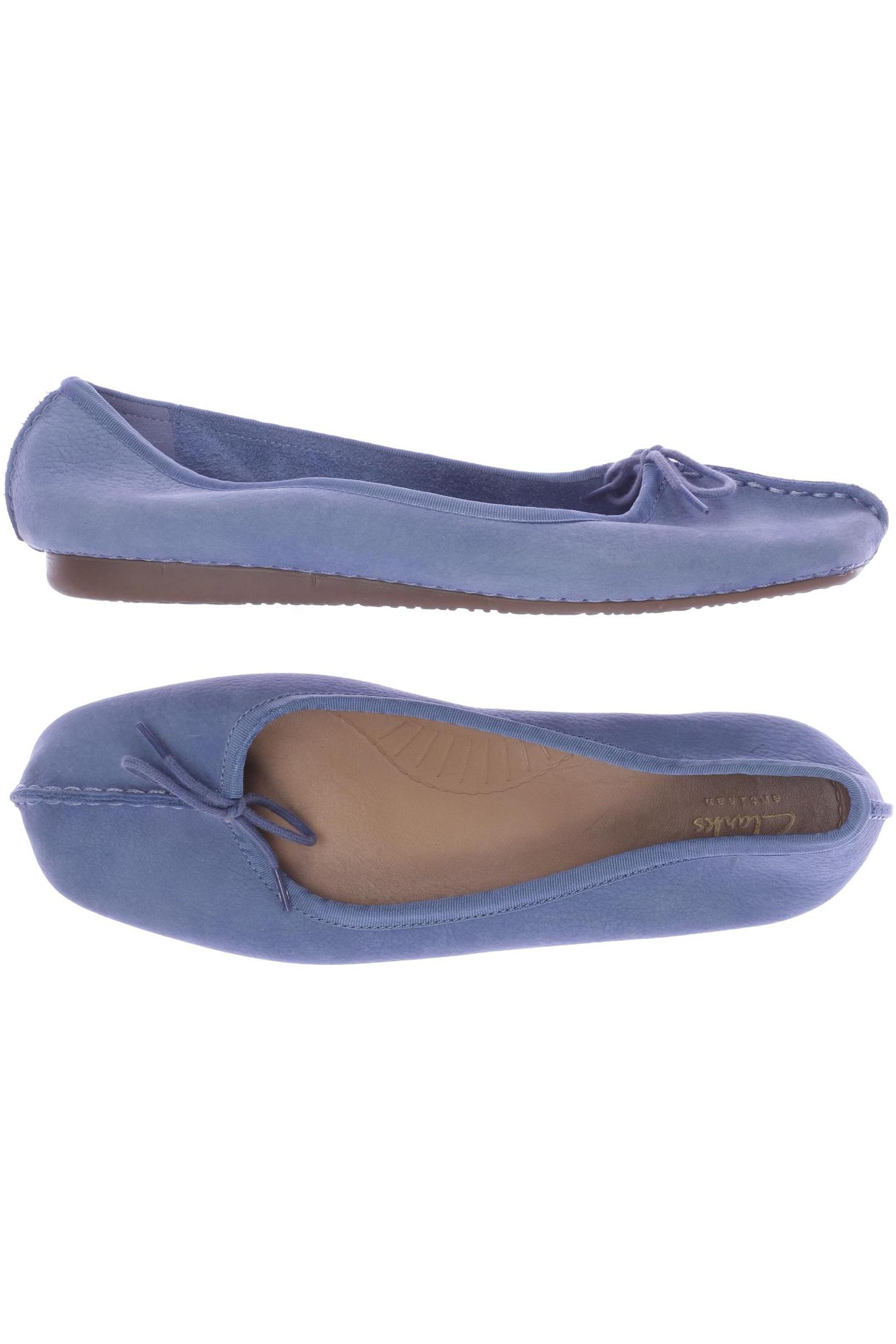 

Clarks Damen Ballerinas, blau, Gr. 41.5