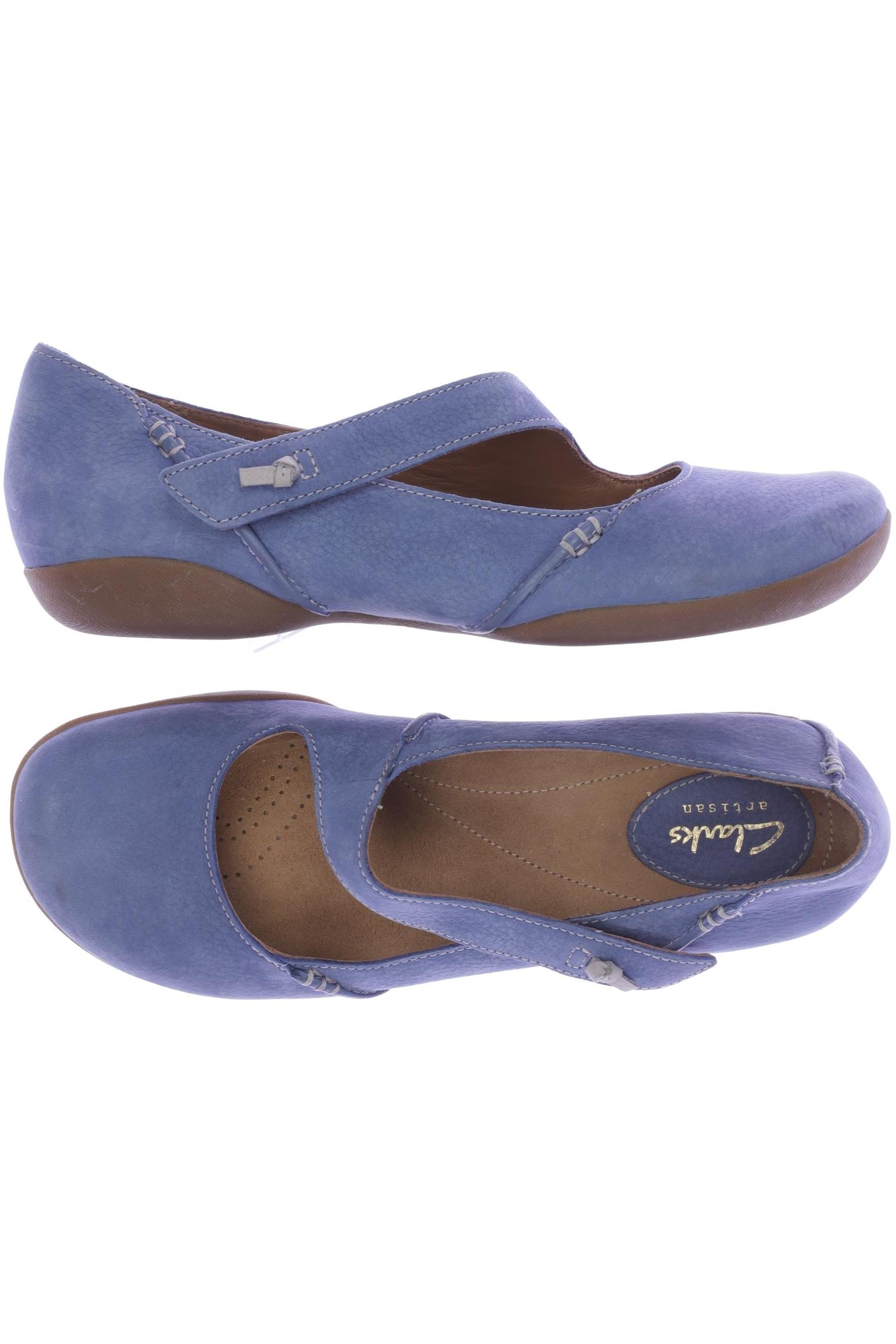 

Clarks Damen Ballerinas, blau, Gr. 38