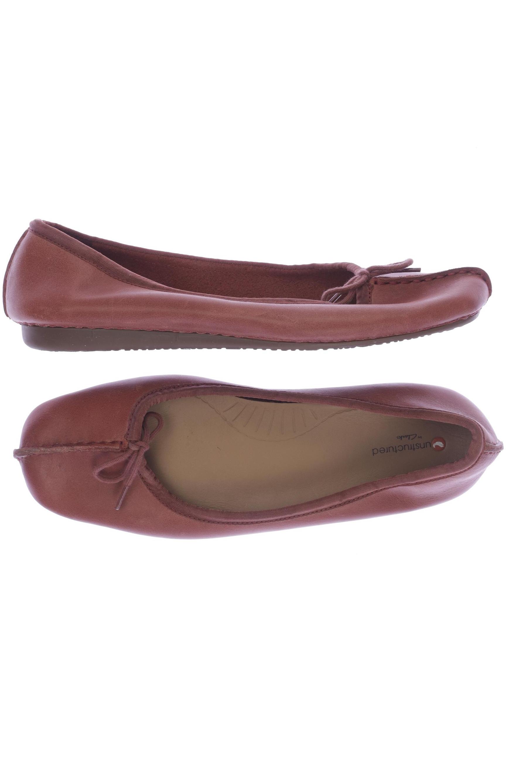 

Clarks Damen Ballerinas, bordeaux, Gr. 40