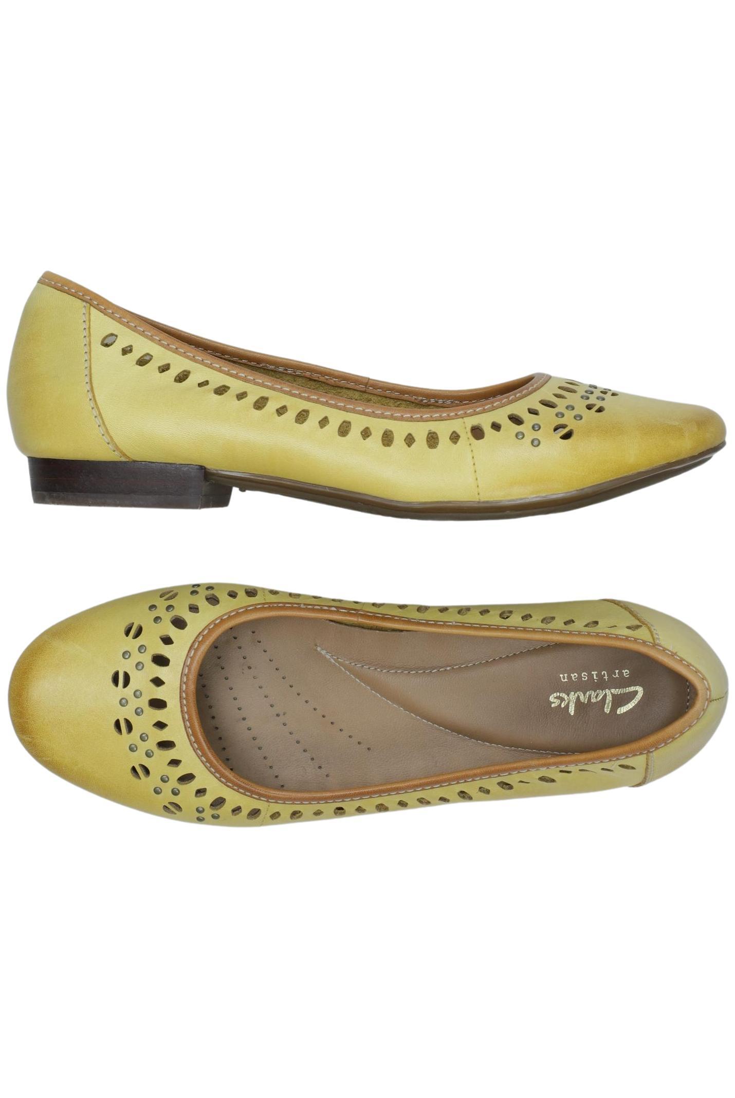 

Clarks Damen Ballerinas, gelb, Gr. 39