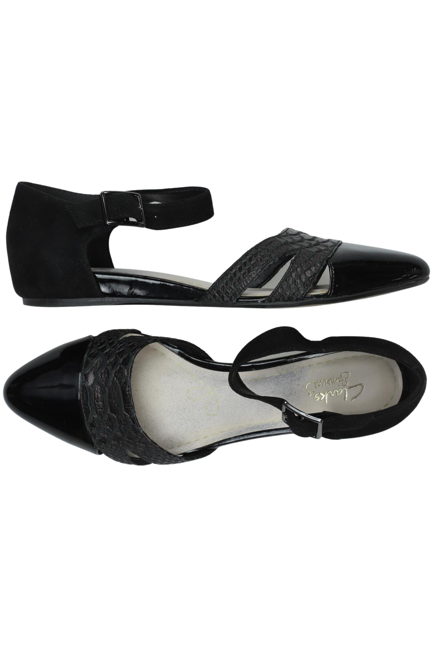 

Clarks Damen Ballerinas, schwarz, Gr. 39