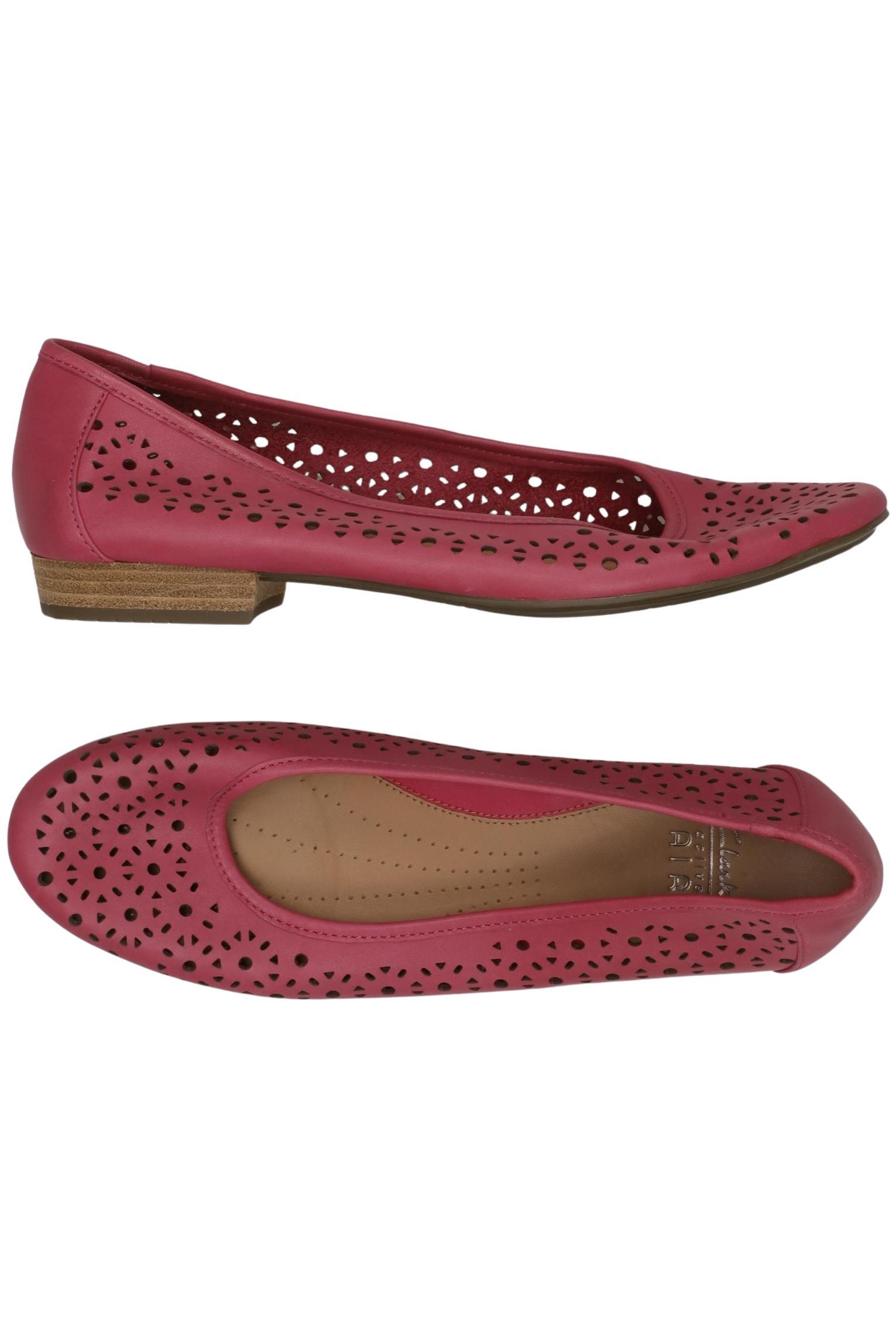 

Clarks Damen Ballerinas, pink, Gr. 8