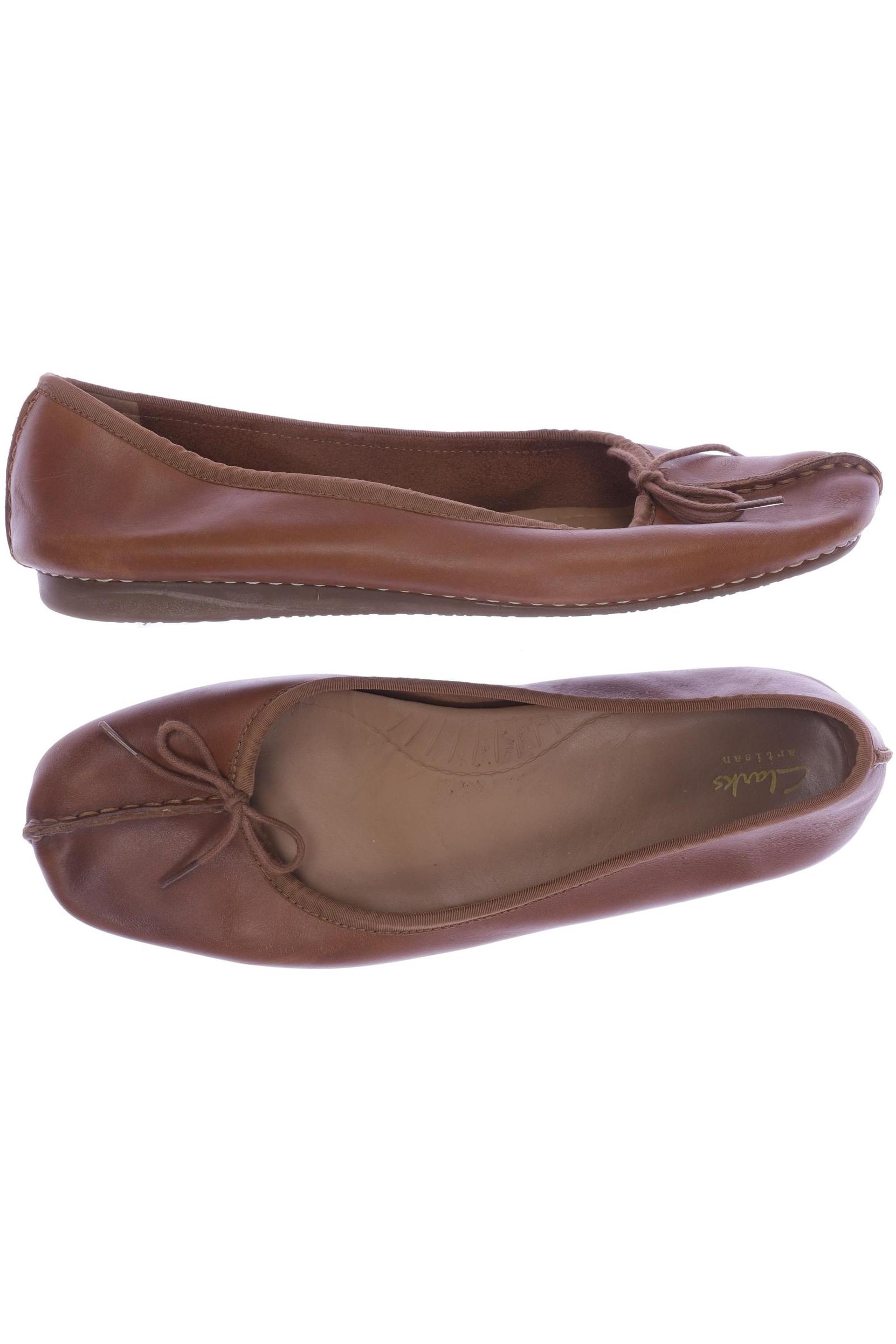 

Clarks Damen Ballerinas, braun, Gr. 43