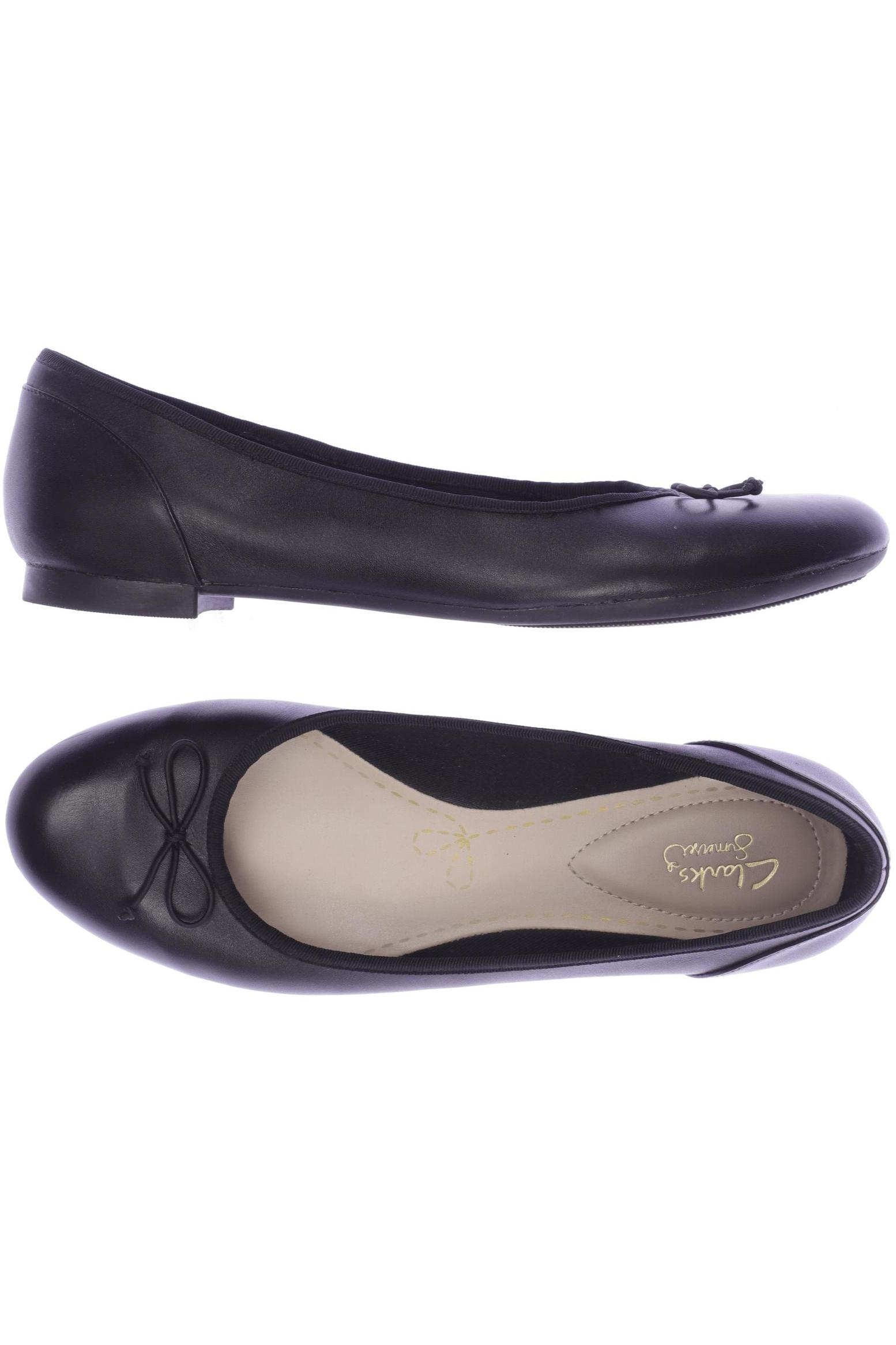 

Clarks Damen Ballerinas, schwarz, Gr. 41.5