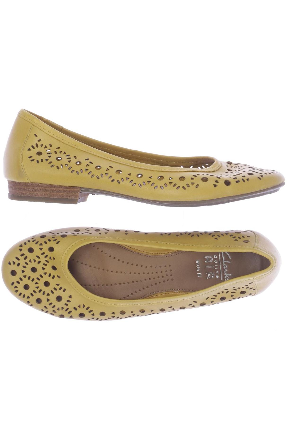 

Clarks Damen Ballerinas, gelb, Gr. 4